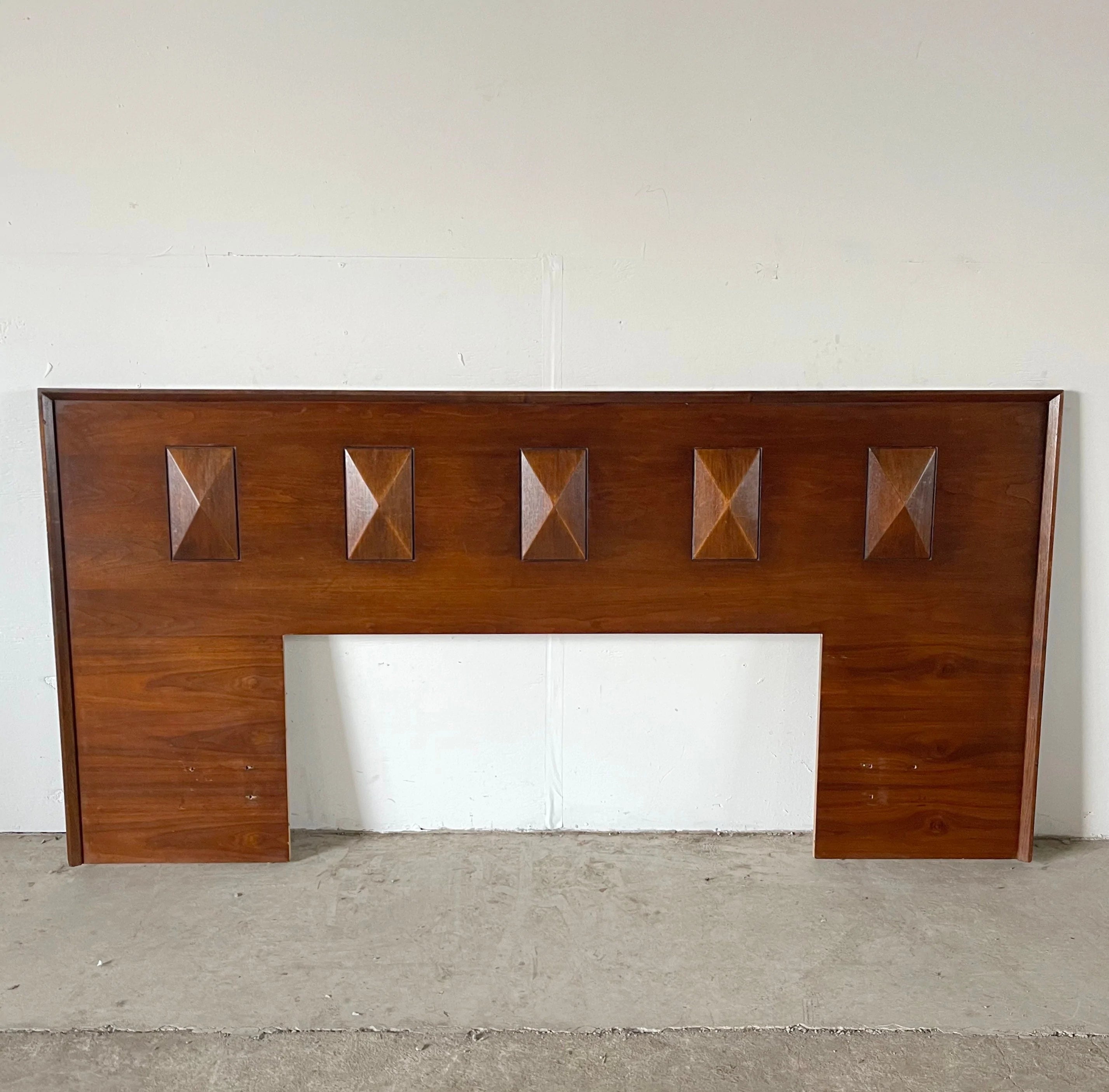 Mid century modern clearance headboard king