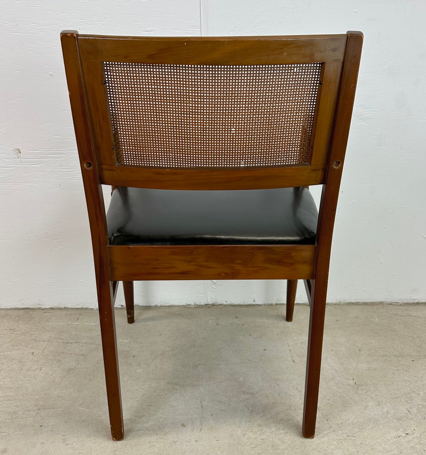 Mid-Century Cane Back Dining Chairs after Jens Risom