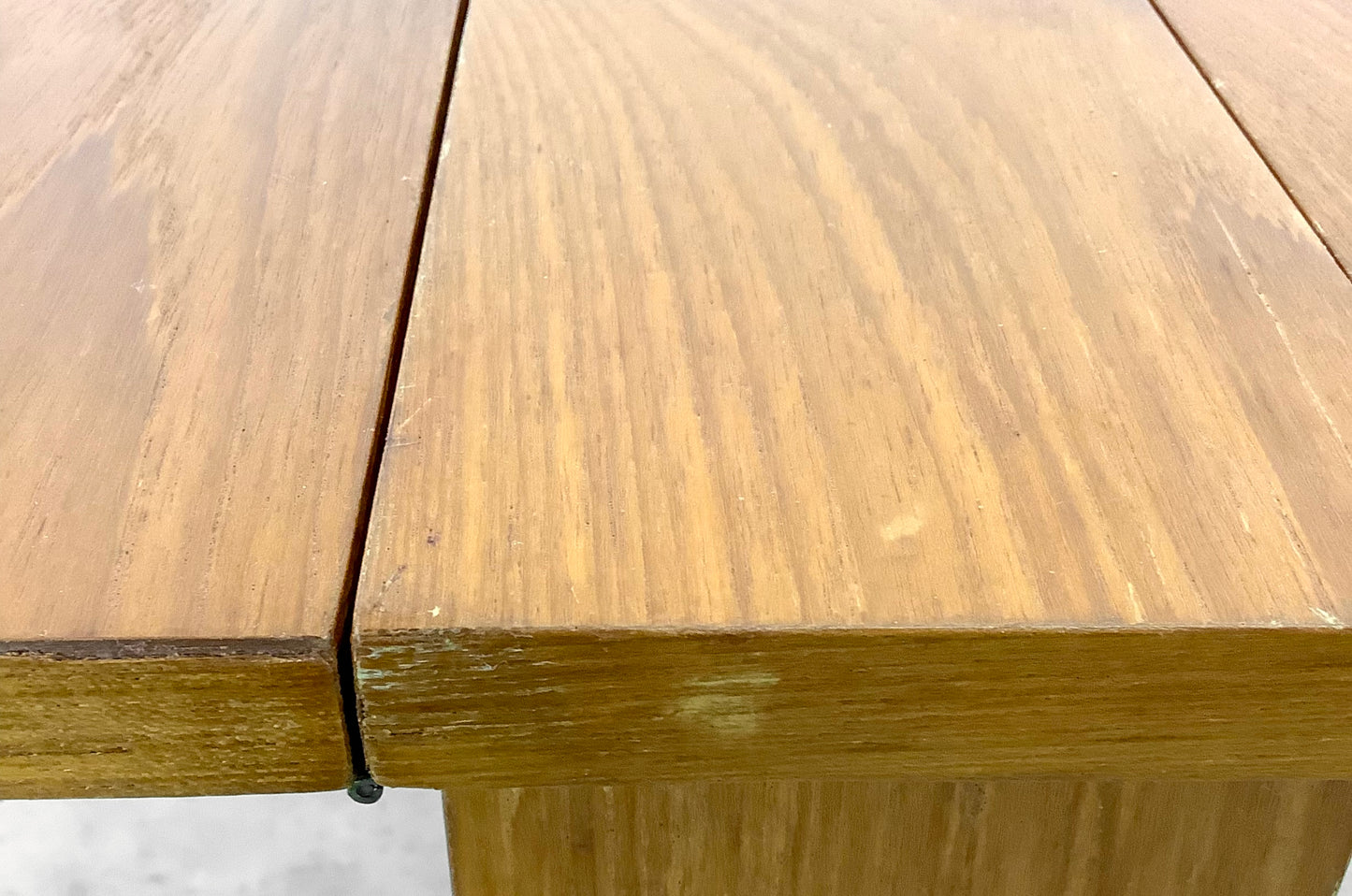 Petite Danish Modern Drop Leaf Teak Dining Table