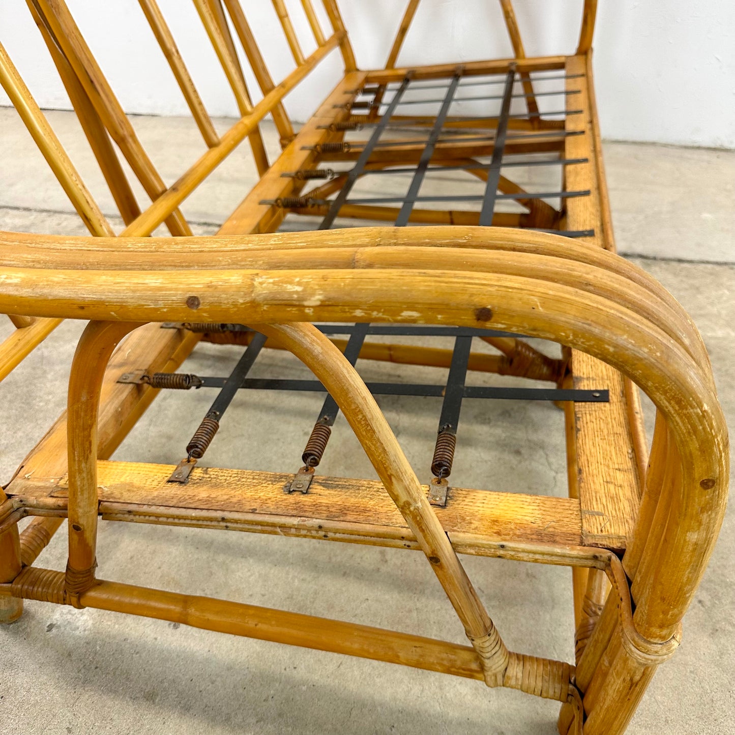 Vintage Bamboo Sofa Frame