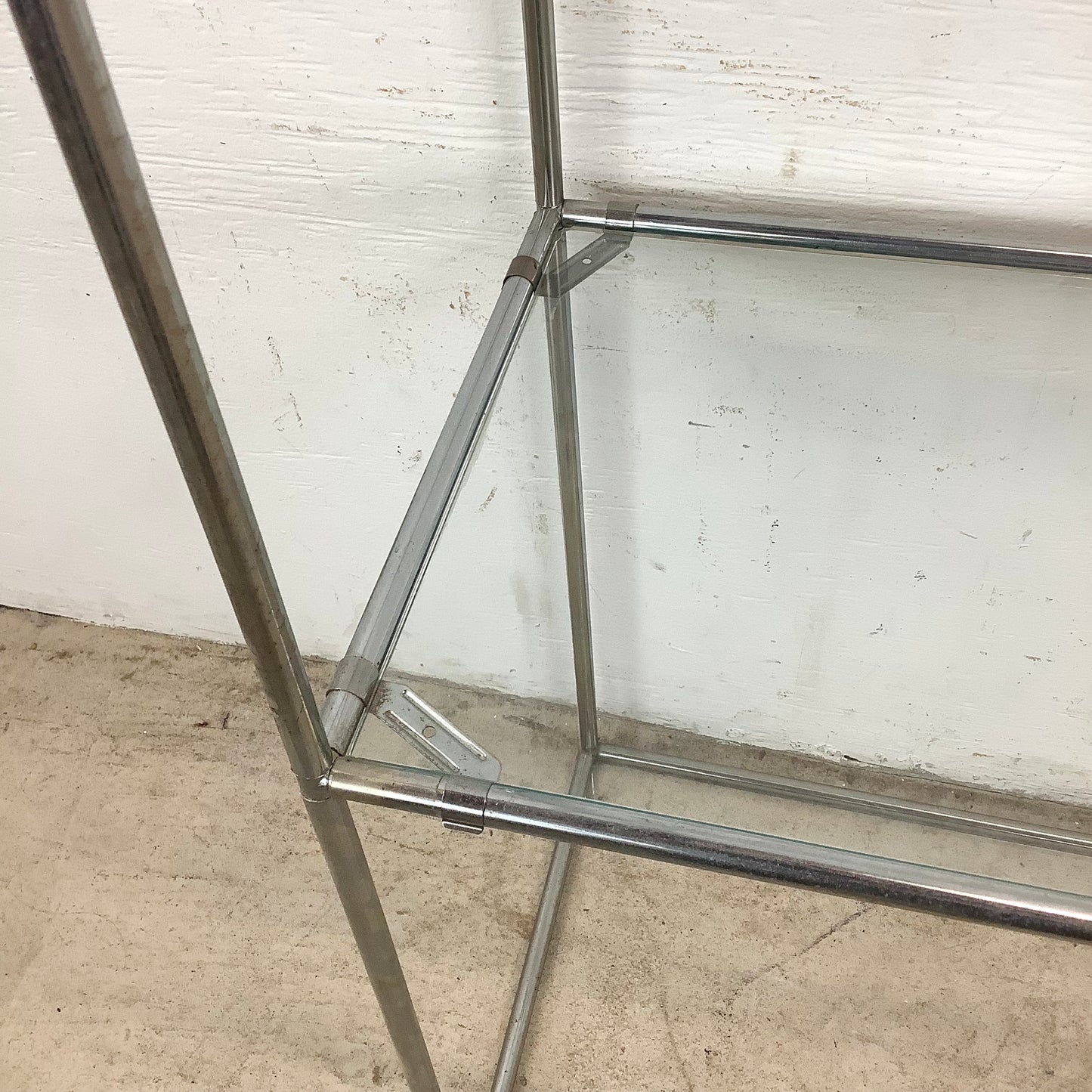 Tall Vintage Modern Etagere