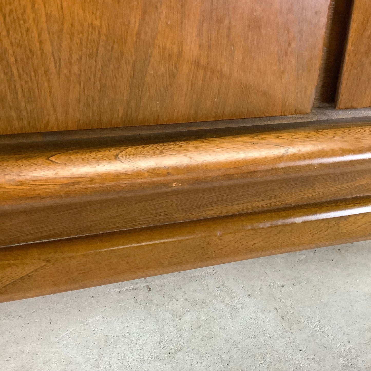 MCM Walnut Diamond Front Dresser by United Furniture