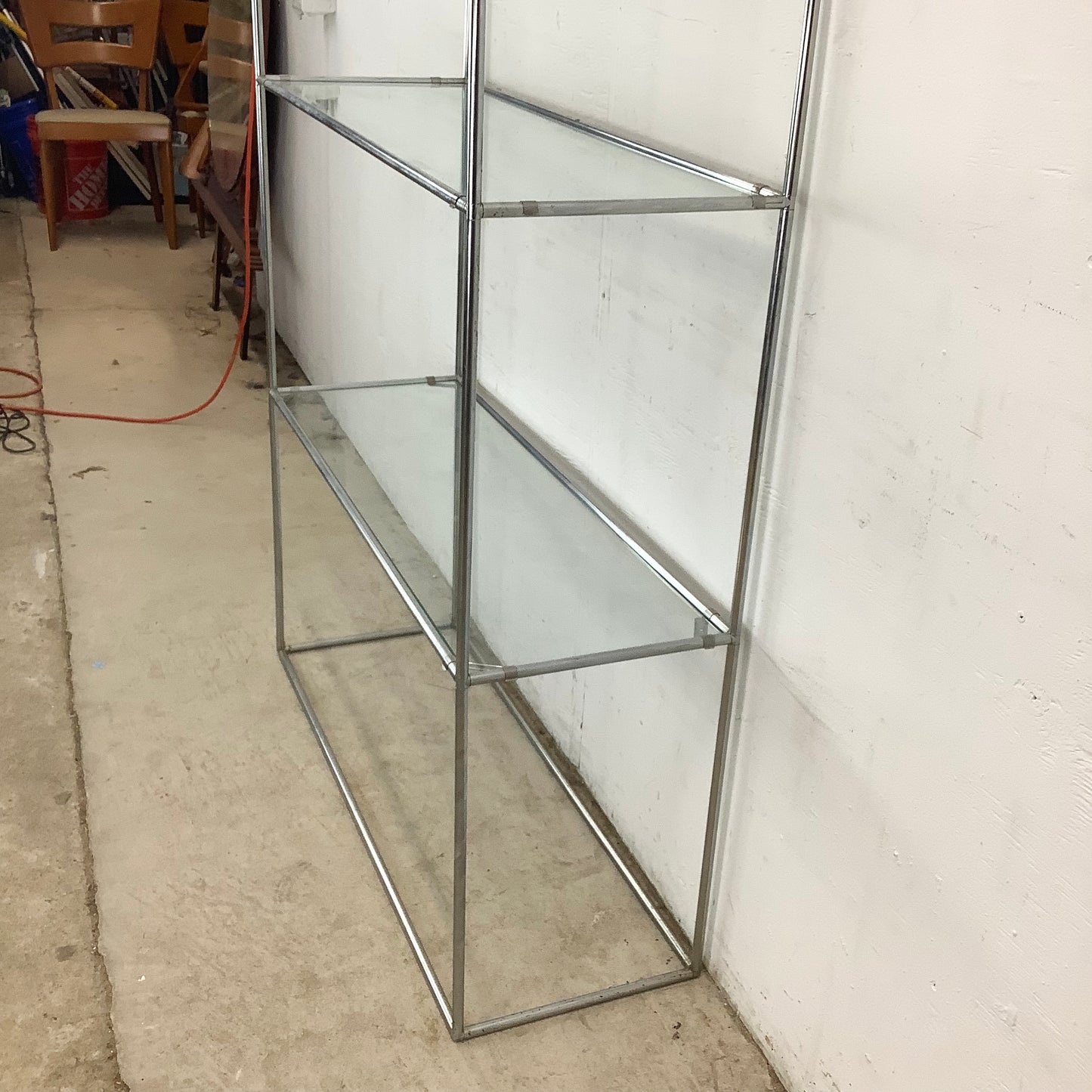 Tall Vintage Modern Etagere