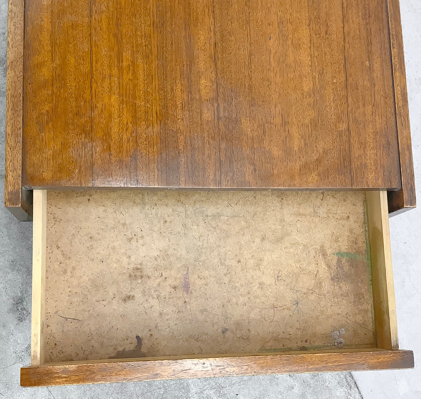 Mid-Century Coffee Table With Drawer- American of Martinsville by Merton Gershun
