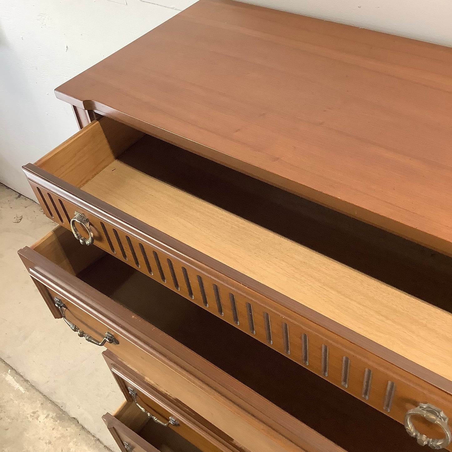 Neoclassical Walnut Chest of Drawers