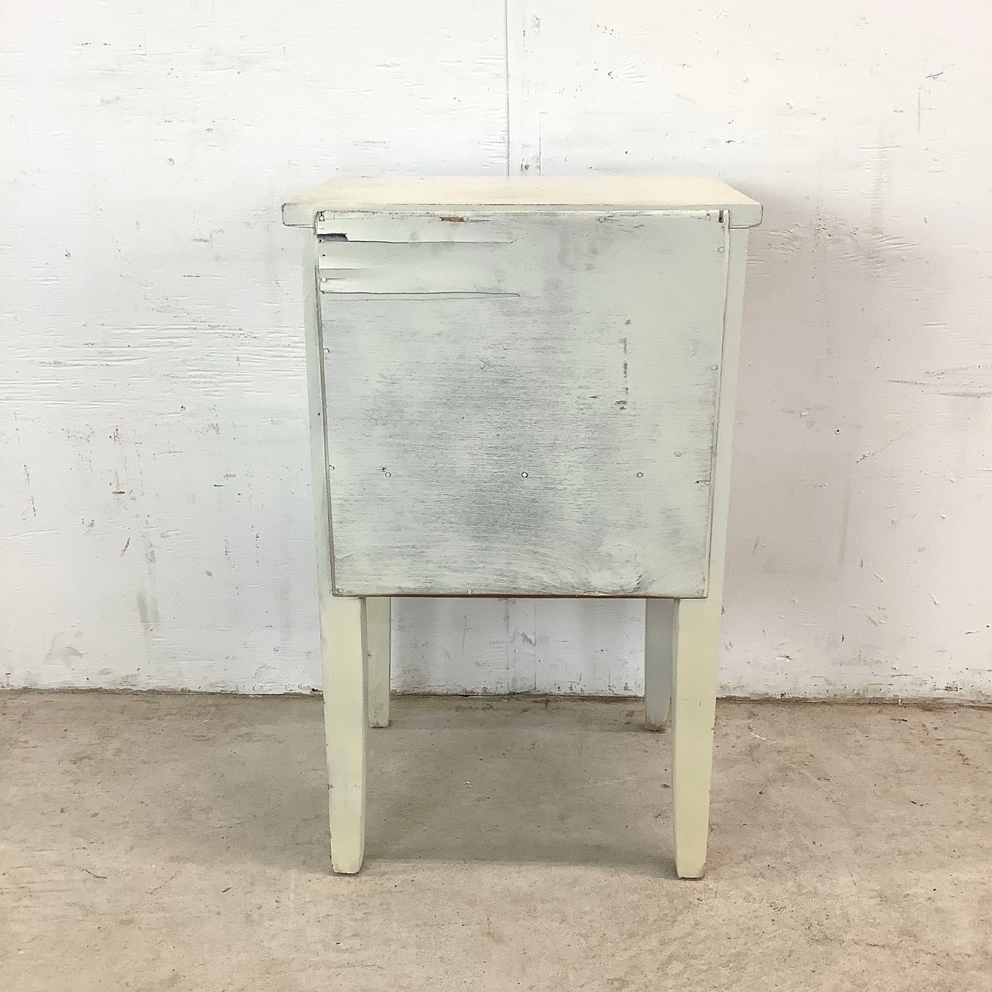 Vintage Neoclassical Nightstand with Drawer