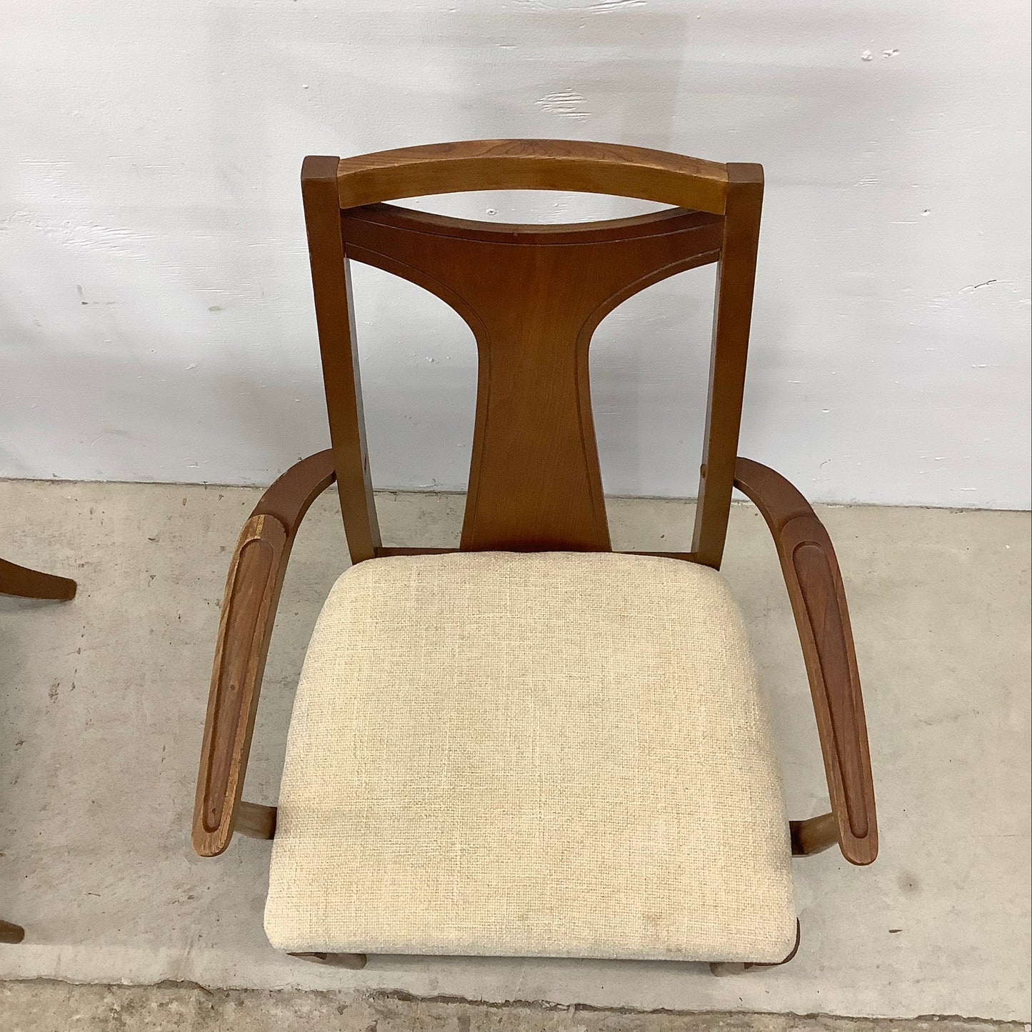 Mid-Century Walnut Dining Chairs- Six