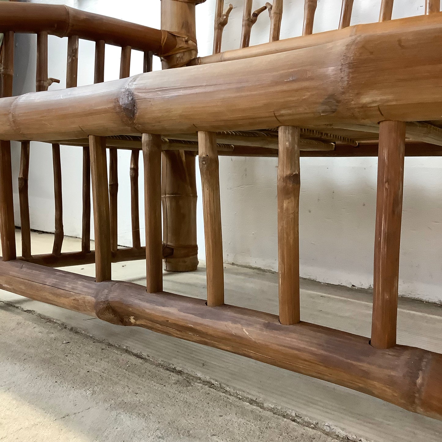 Hollywood Regency Bamboo Sofa or Daybed