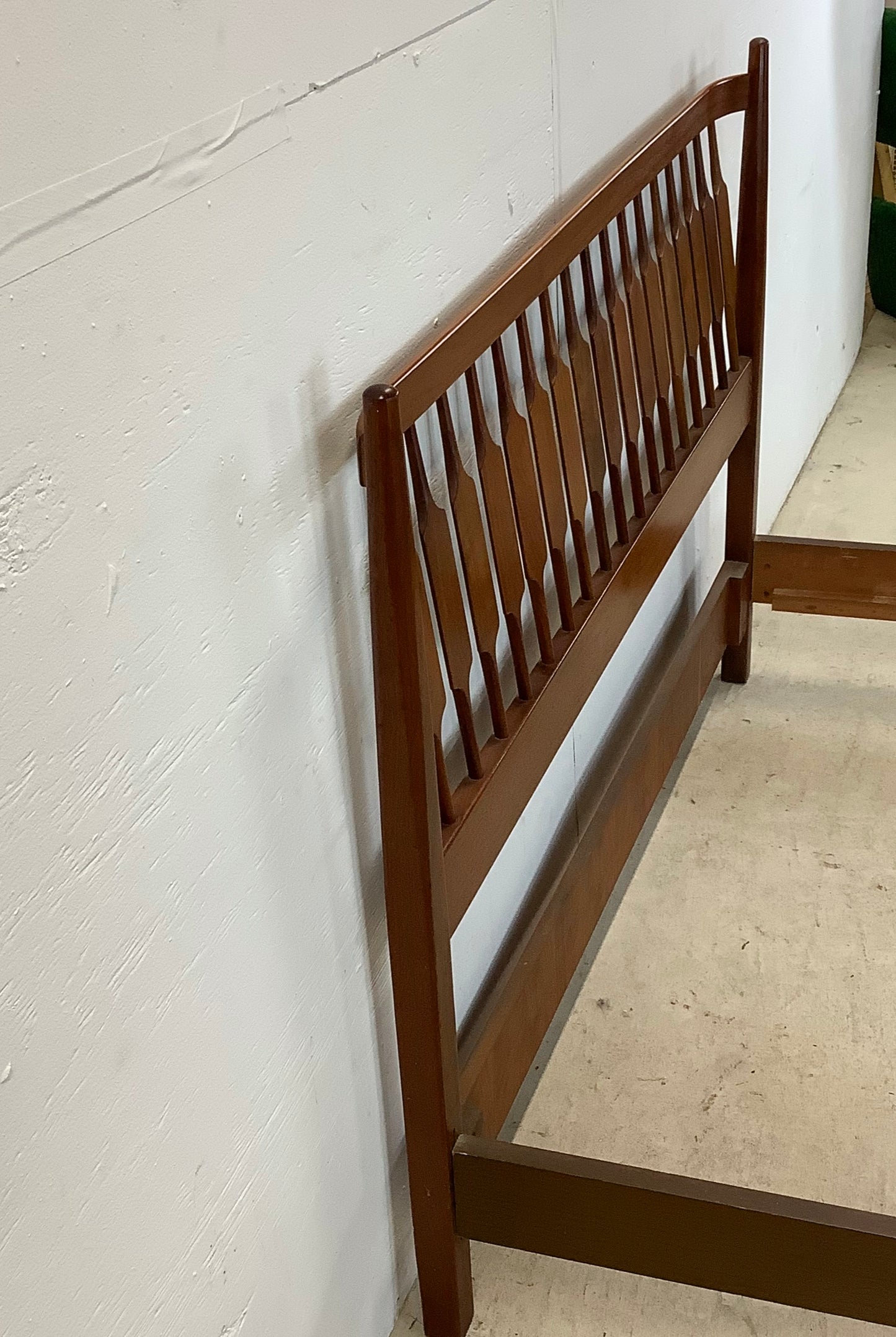 Mid-Century Full Size Bed Frame by Kipp Stewart for Drexel