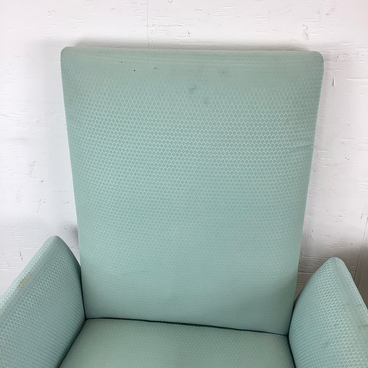 Sculptural Upholstered Armchairs – Vintage Pair