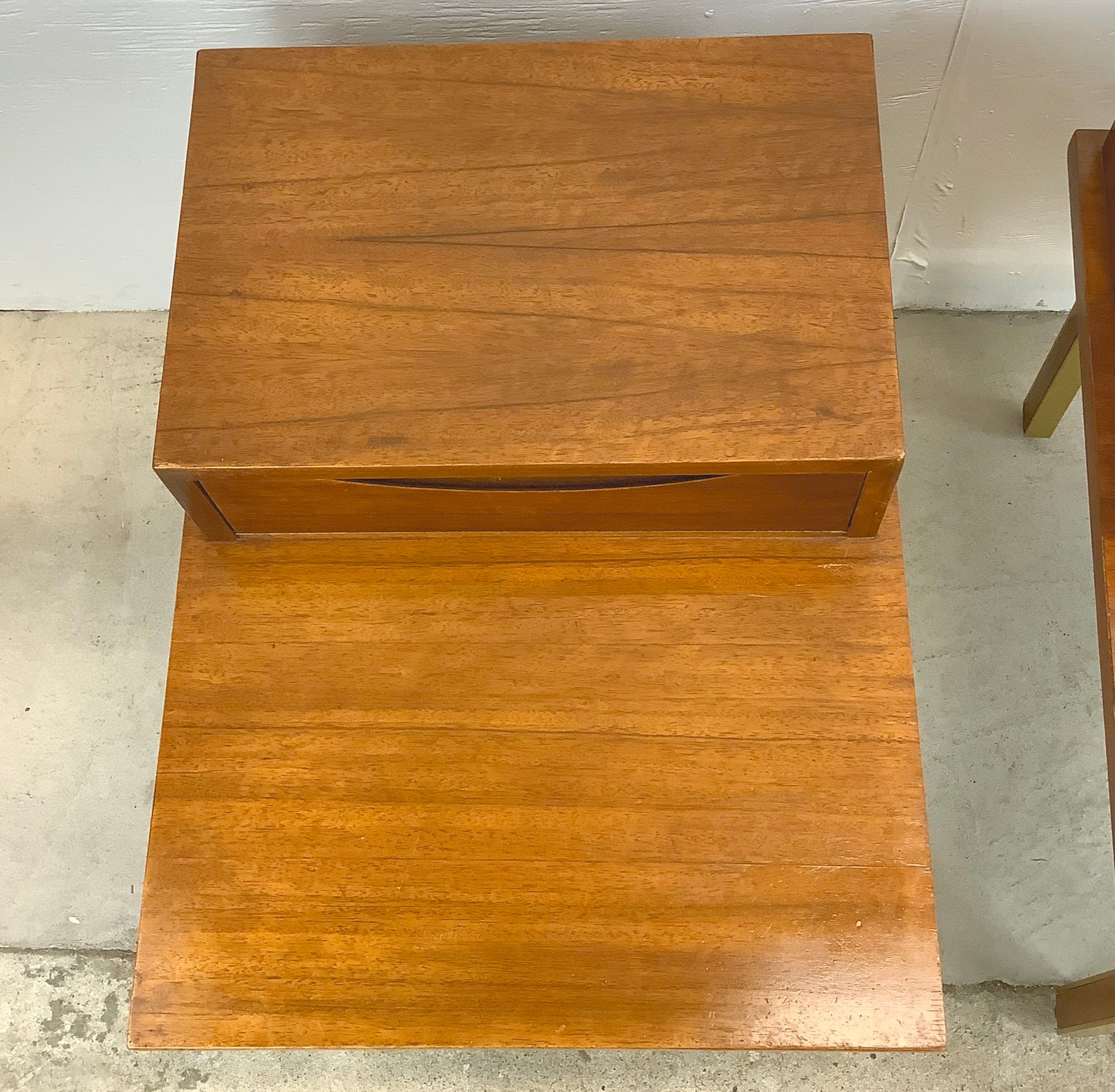 Pair Mid-Century Two Tier Side Tables - American of Martinsville