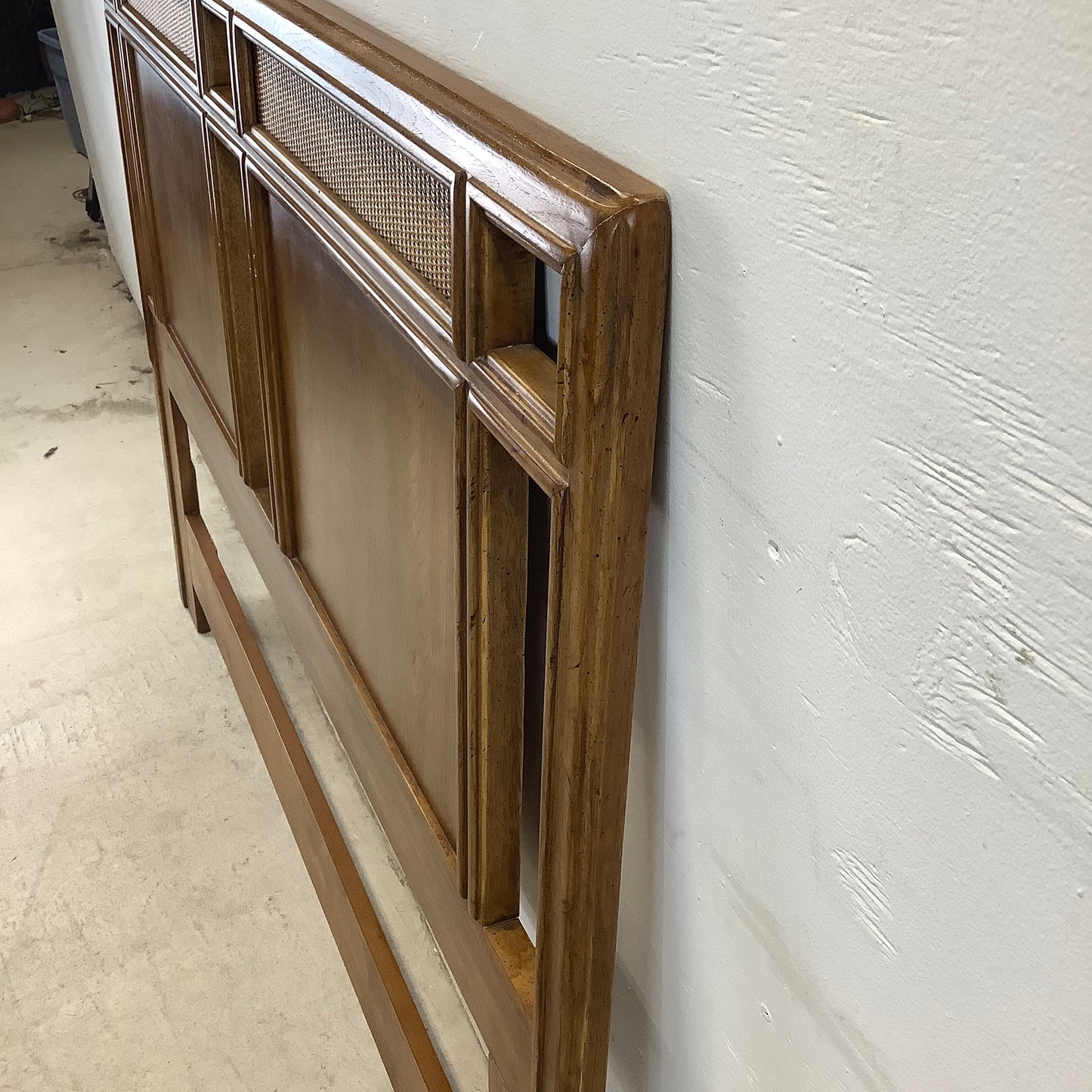 Tall Vintage Modern Headboard by Drexel- Full/Queen