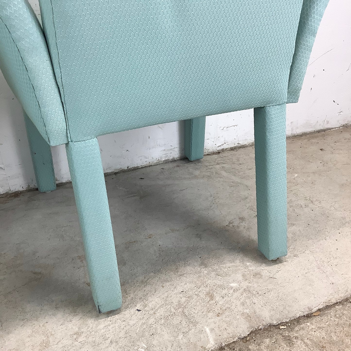 Sculptural Upholstered Armchairs – Vintage Pair