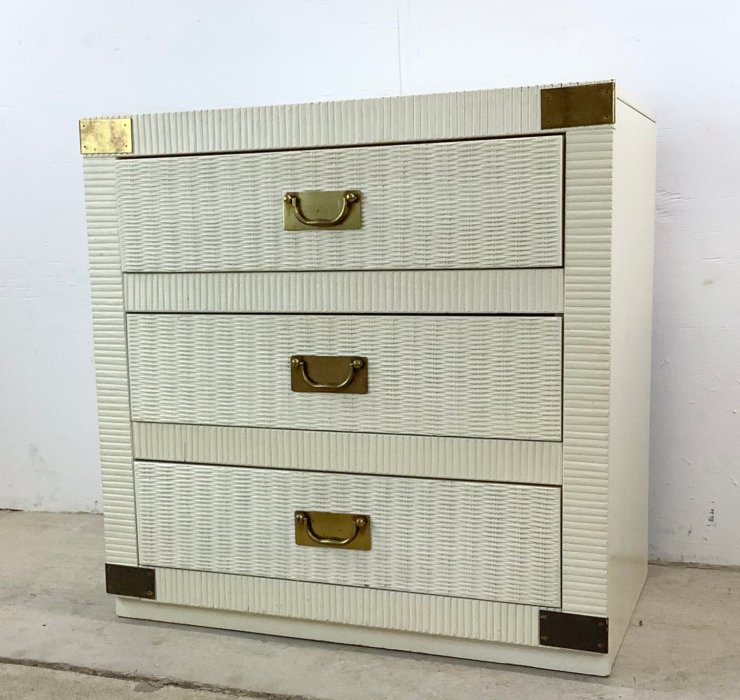Hollywood Regency Three Drawer Dresser