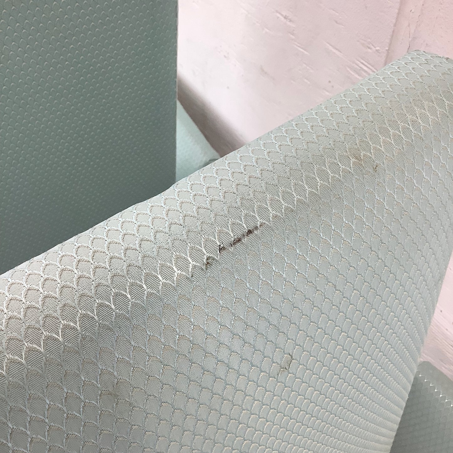 Sculptural Upholstered Armchairs – Vintage Pair