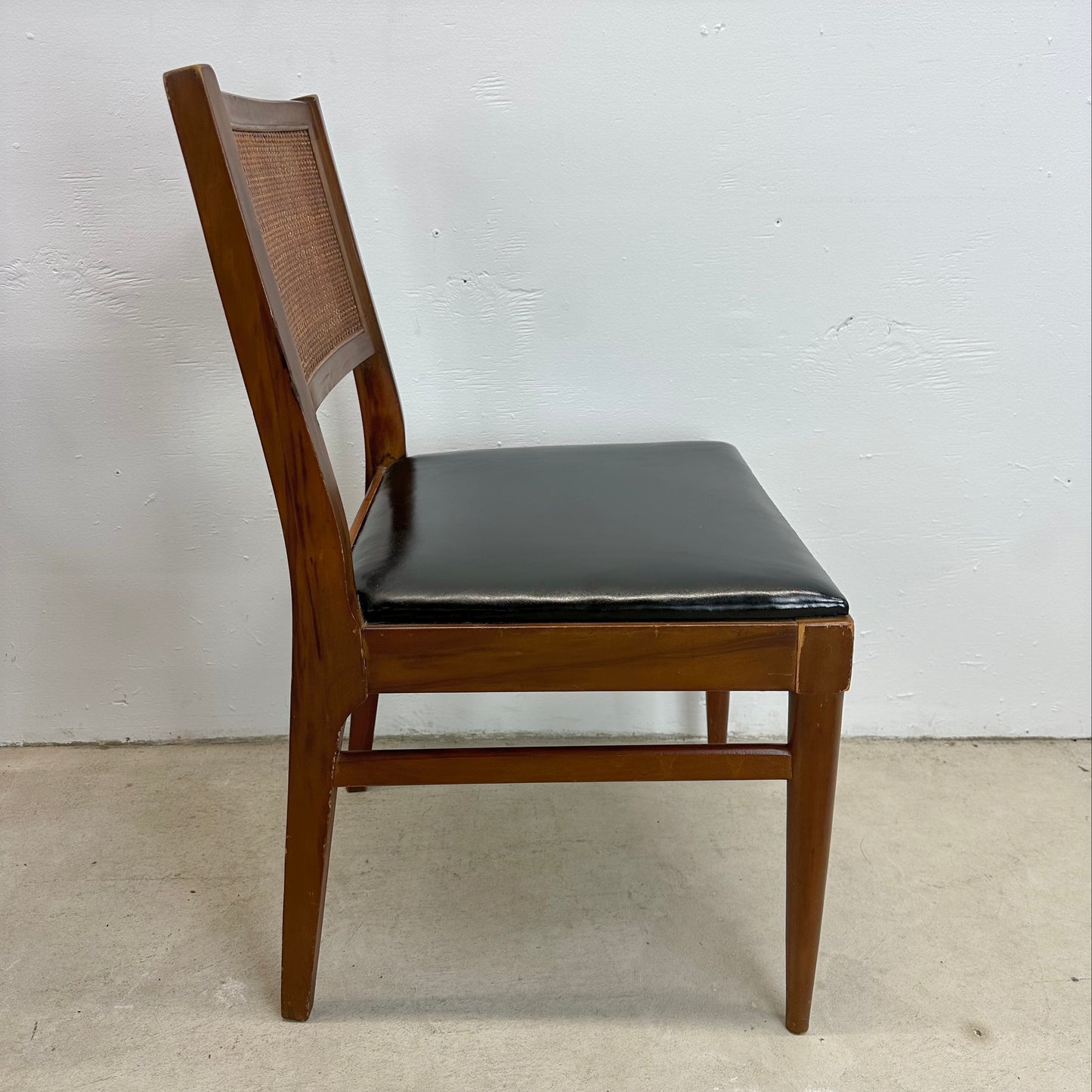 Mid-Century Cane Back Dining Chairs after Jens Risom