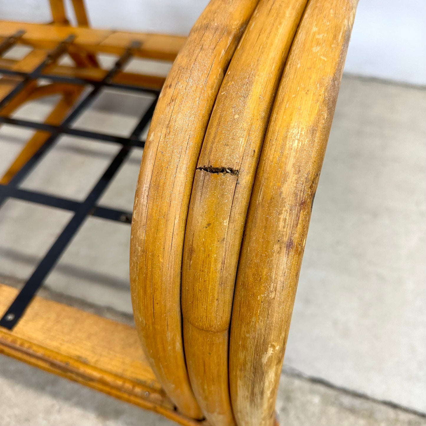 Vintage Bamboo Sofa Frame