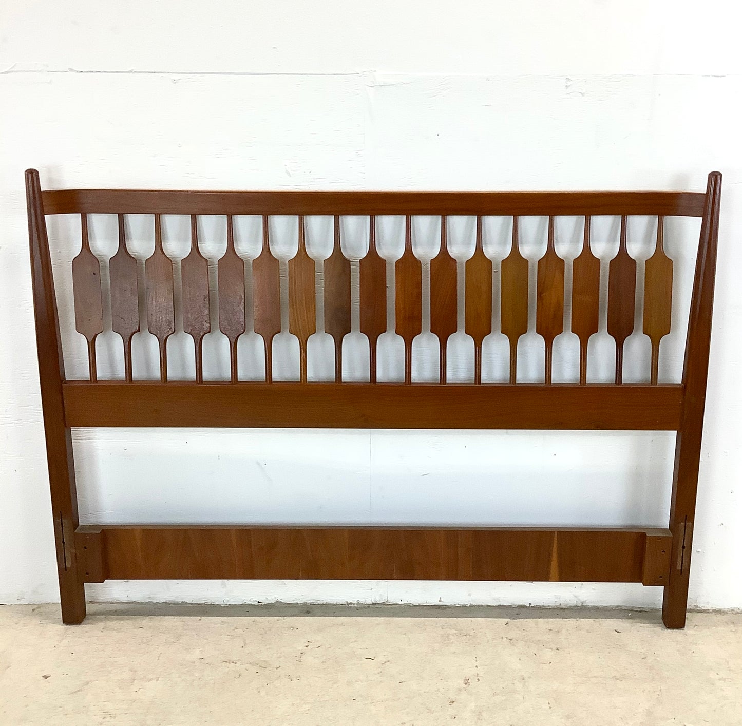 Mid-Century Full Size Bed Frame by Kipp Stewart for Drexel