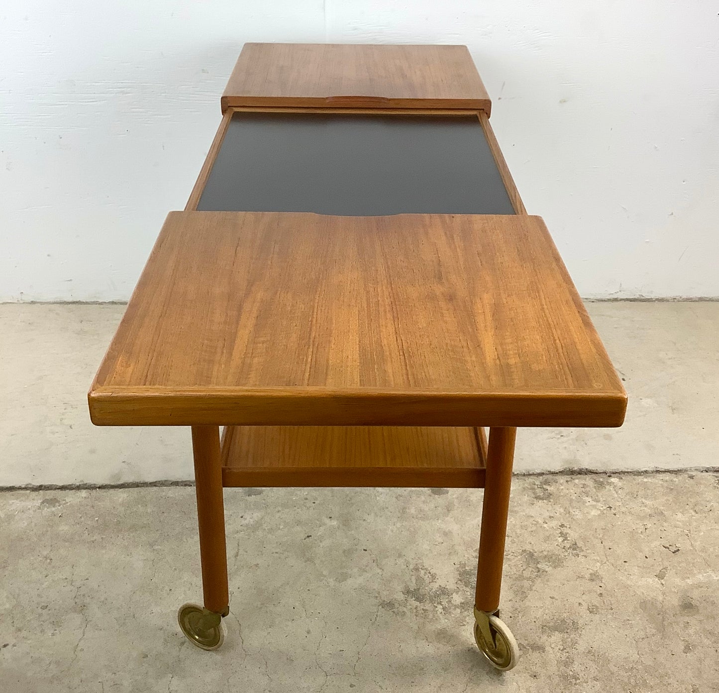 Mid-Century Teak Bar Cart by Kurt Østervig