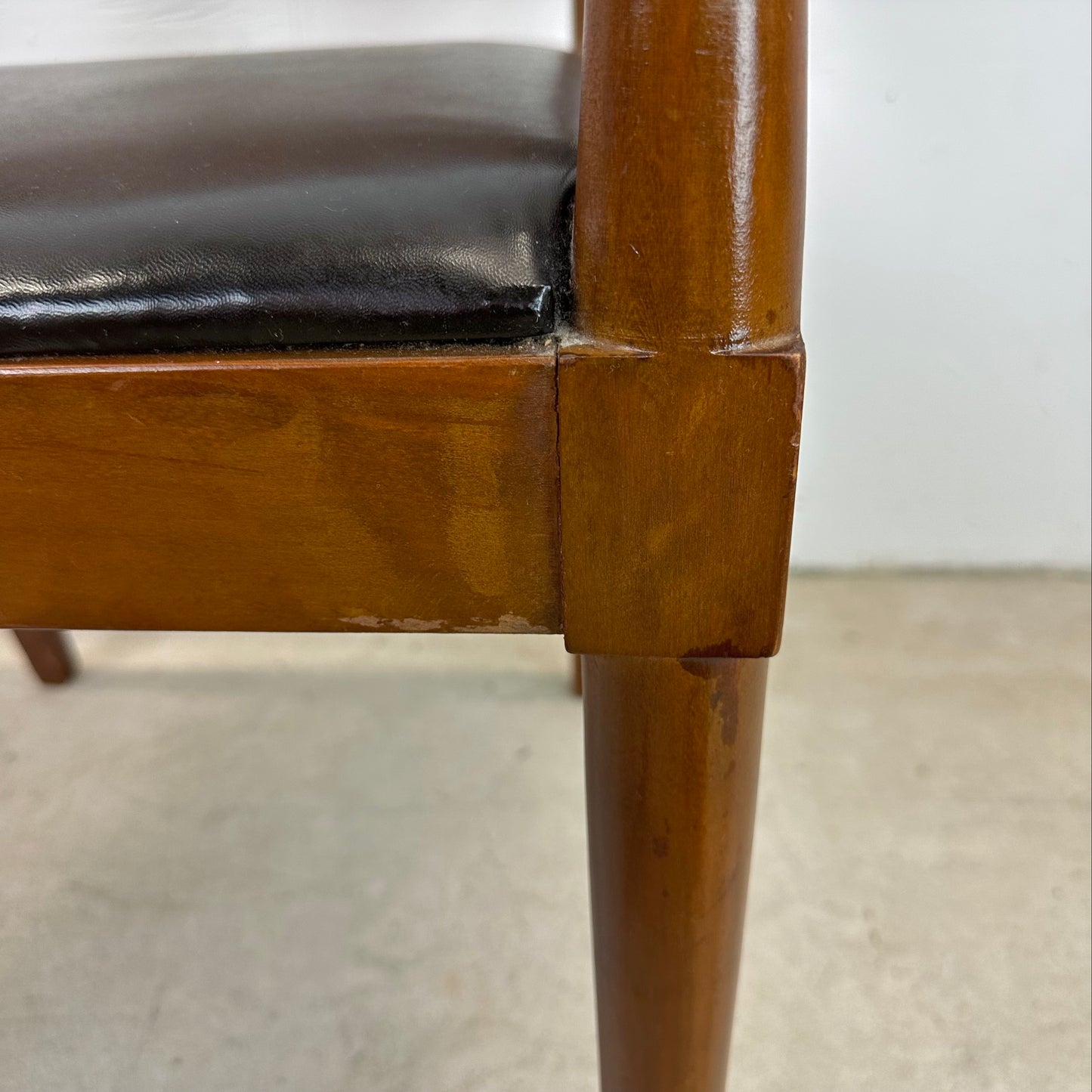 Mid-Century Cane Back Dining Chairs after Jens Risom