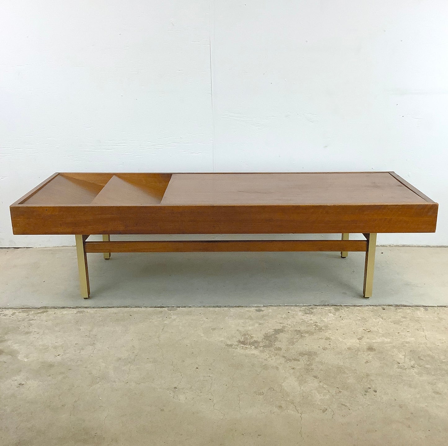 Mid-Century Coffee Table With Drawer- American of Martinsville by Merton Gershun