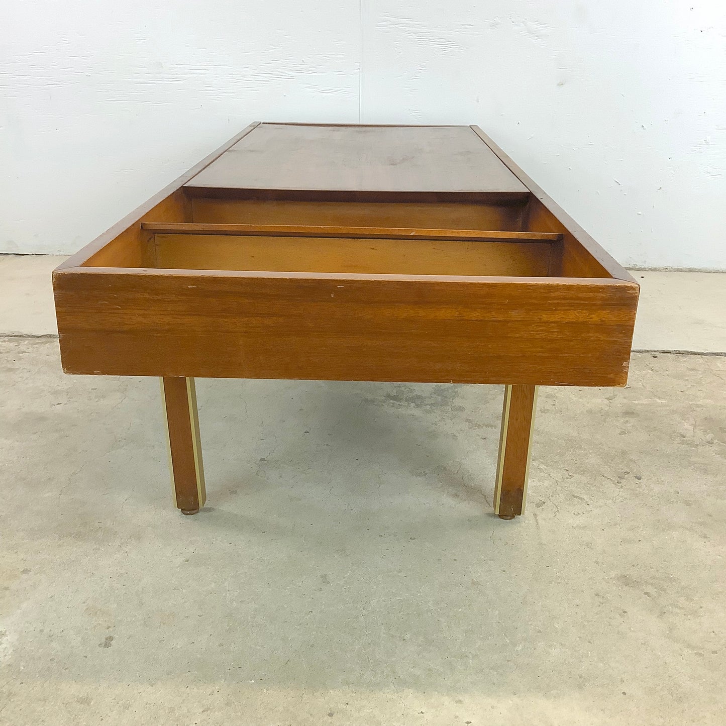 Mid-Century Coffee Table With Drawer- American of Martinsville by Merton Gershun