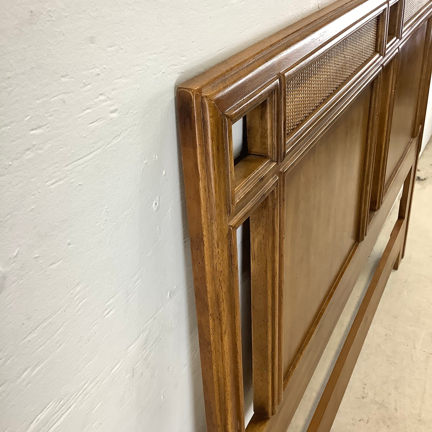 Tall Vintage Modern Headboard by Drexel- Full/Queen