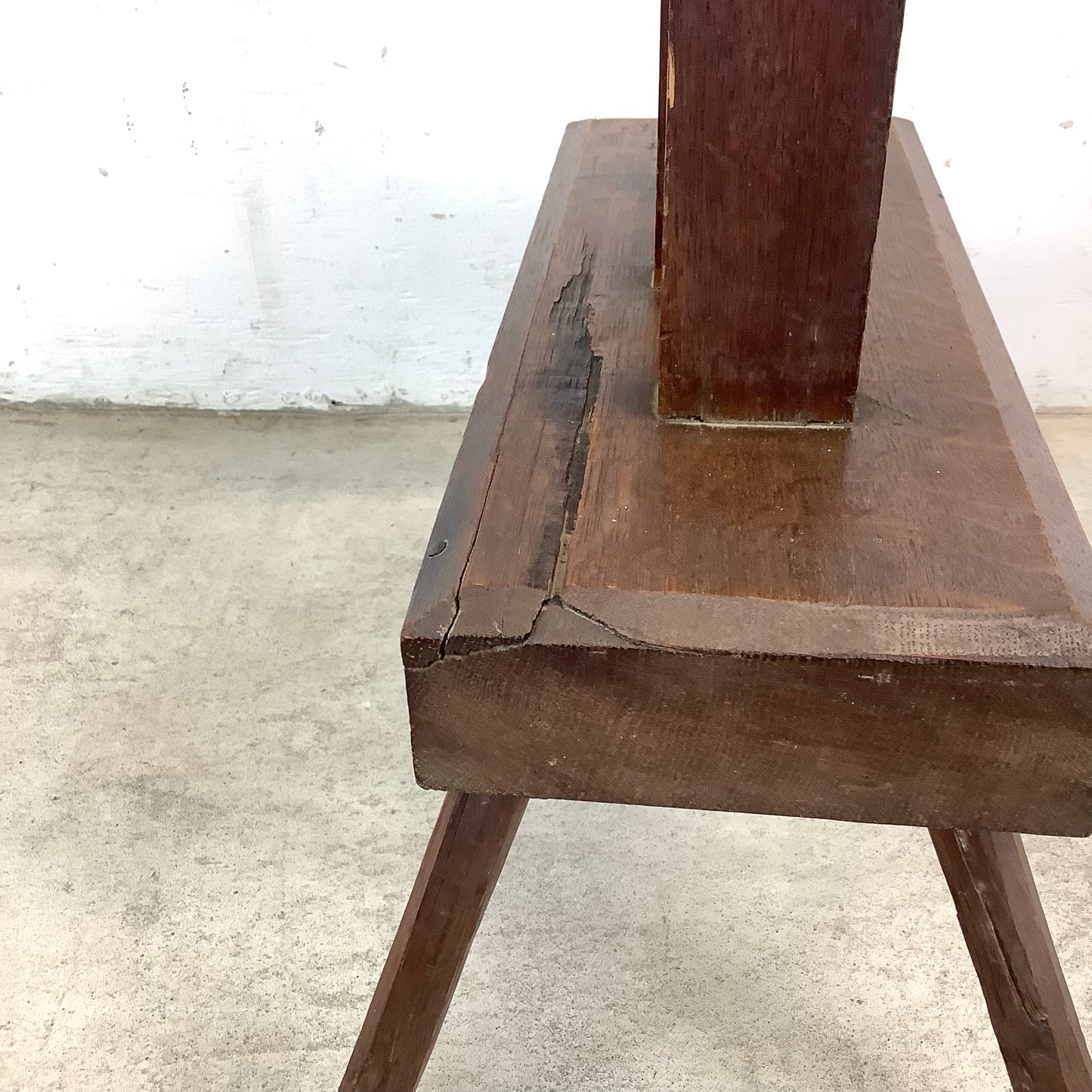 Vintage Wooden Yarn Winder – Functional Folk Sculpture