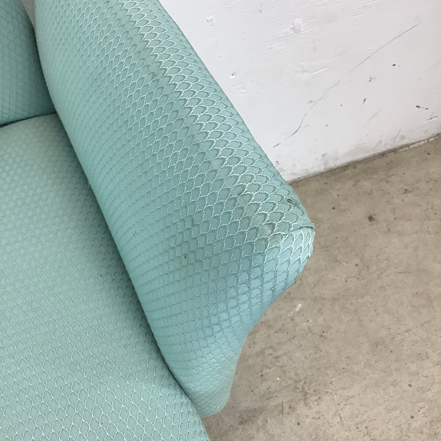 Sculptural Upholstered Armchairs – Vintage Pair