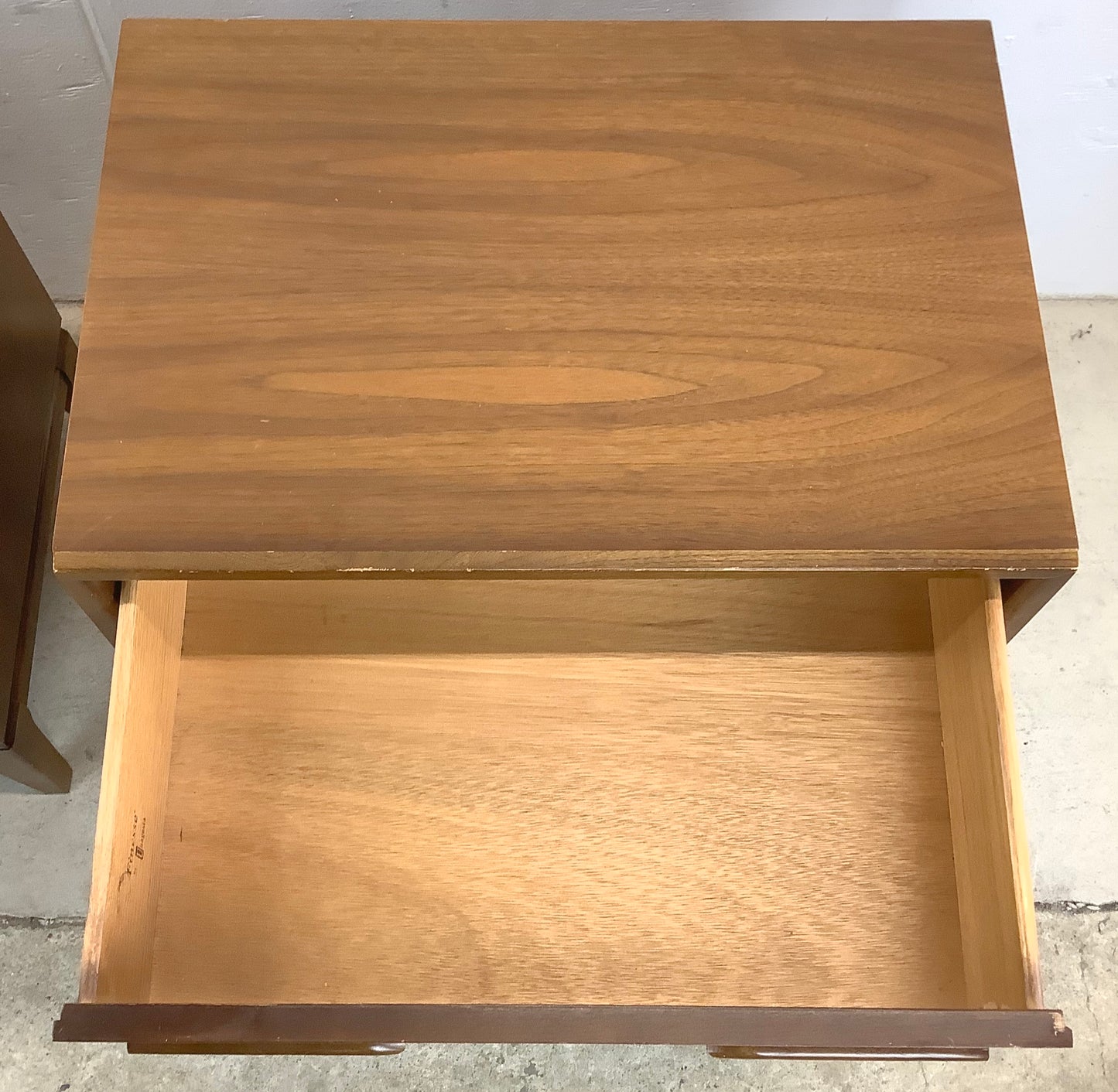 Mid-Century Walnut Nightstands by Unagusta