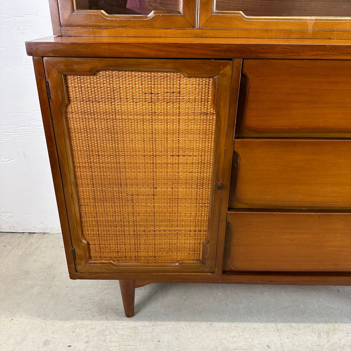 Mid-Century Sideboard With China Cabinet after Jack Cartwright