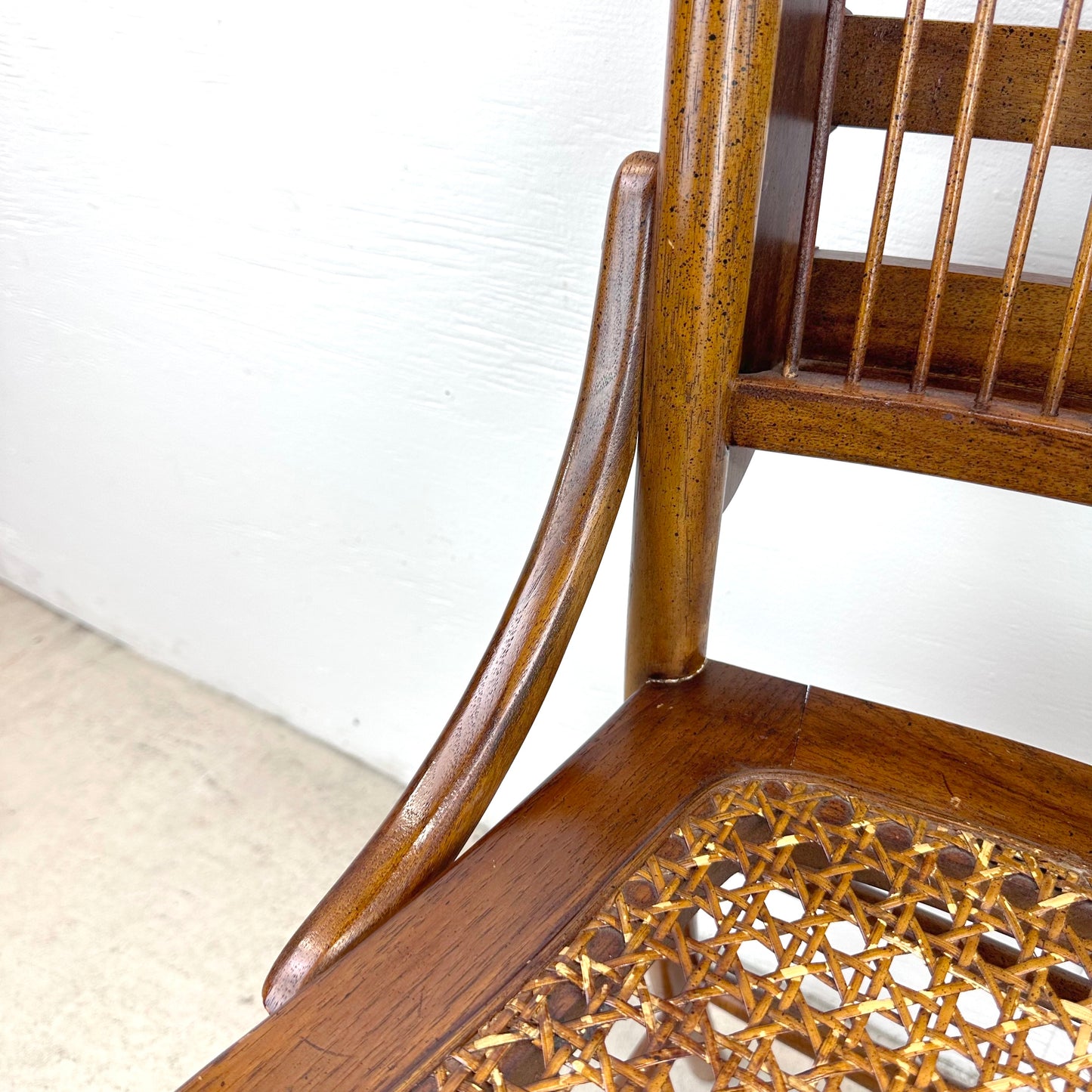 Vintage Cane Seat Dining Chair