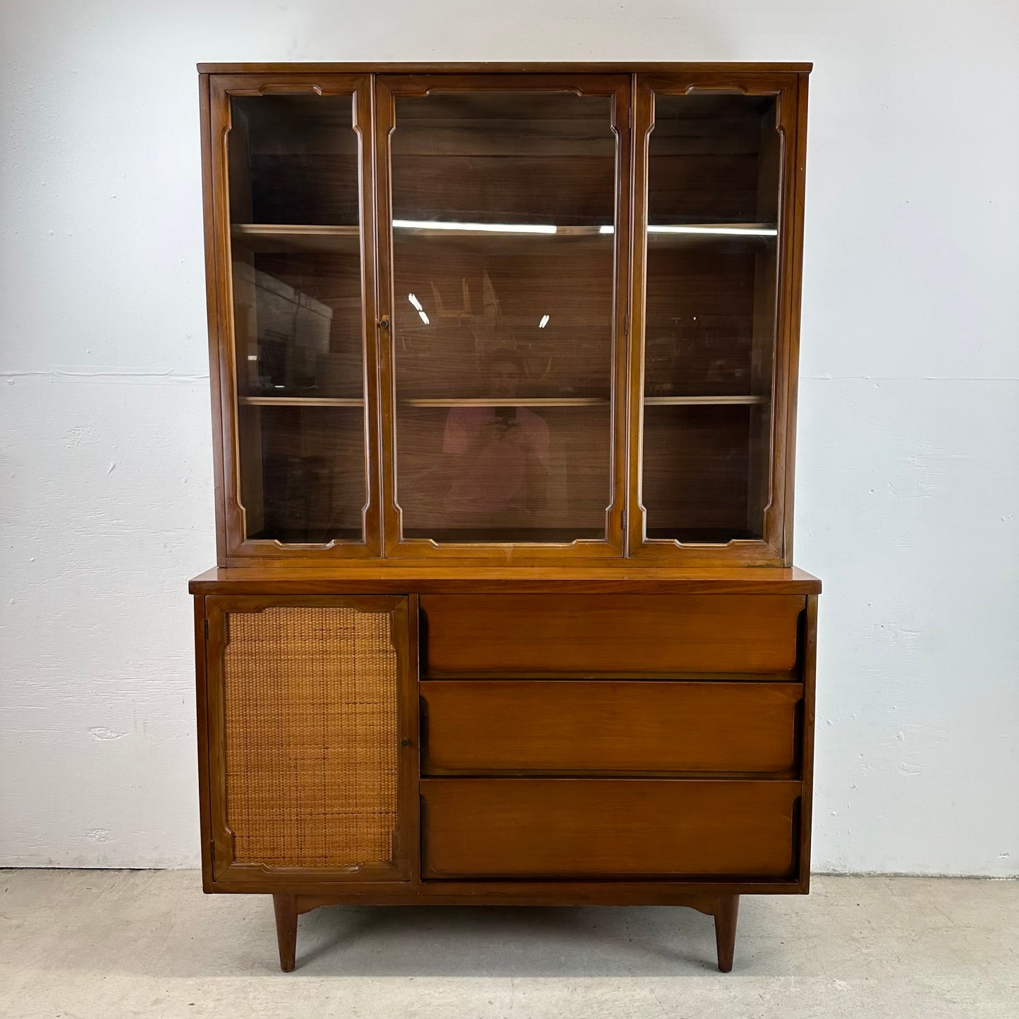 Mid-Century Sideboard With China Cabinet after Jack Cartwright