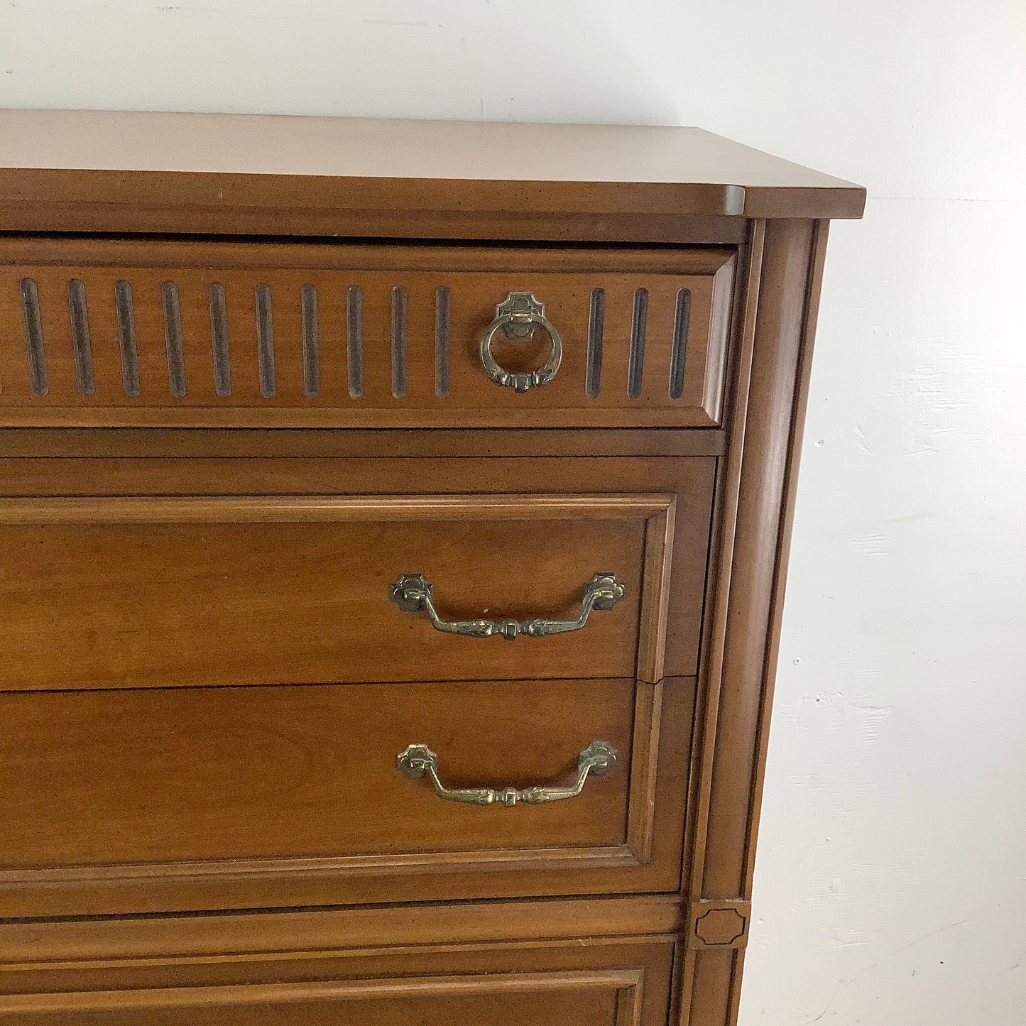 Neoclassical Walnut Chest of Drawers