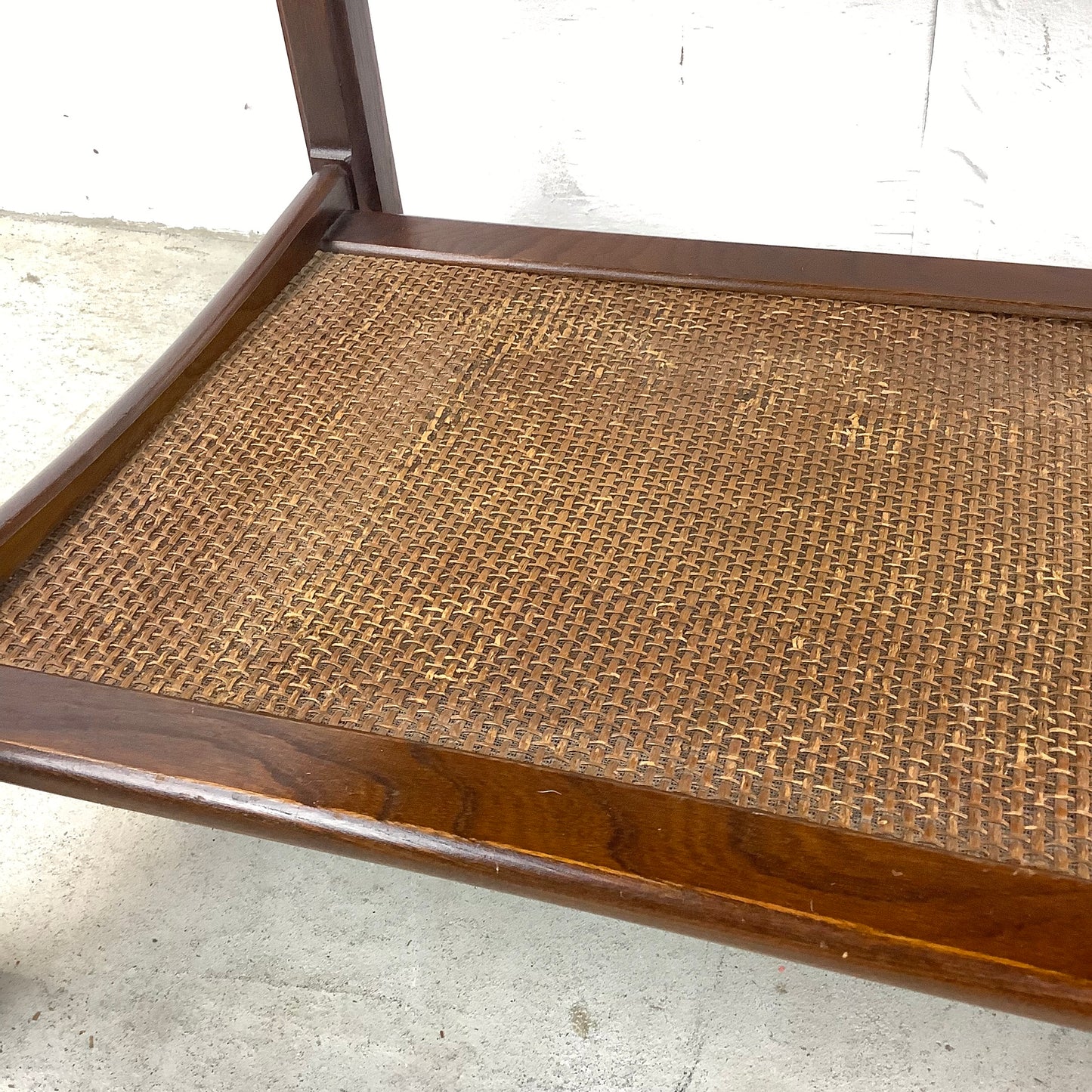 Mid-Century Side Table With Shelf