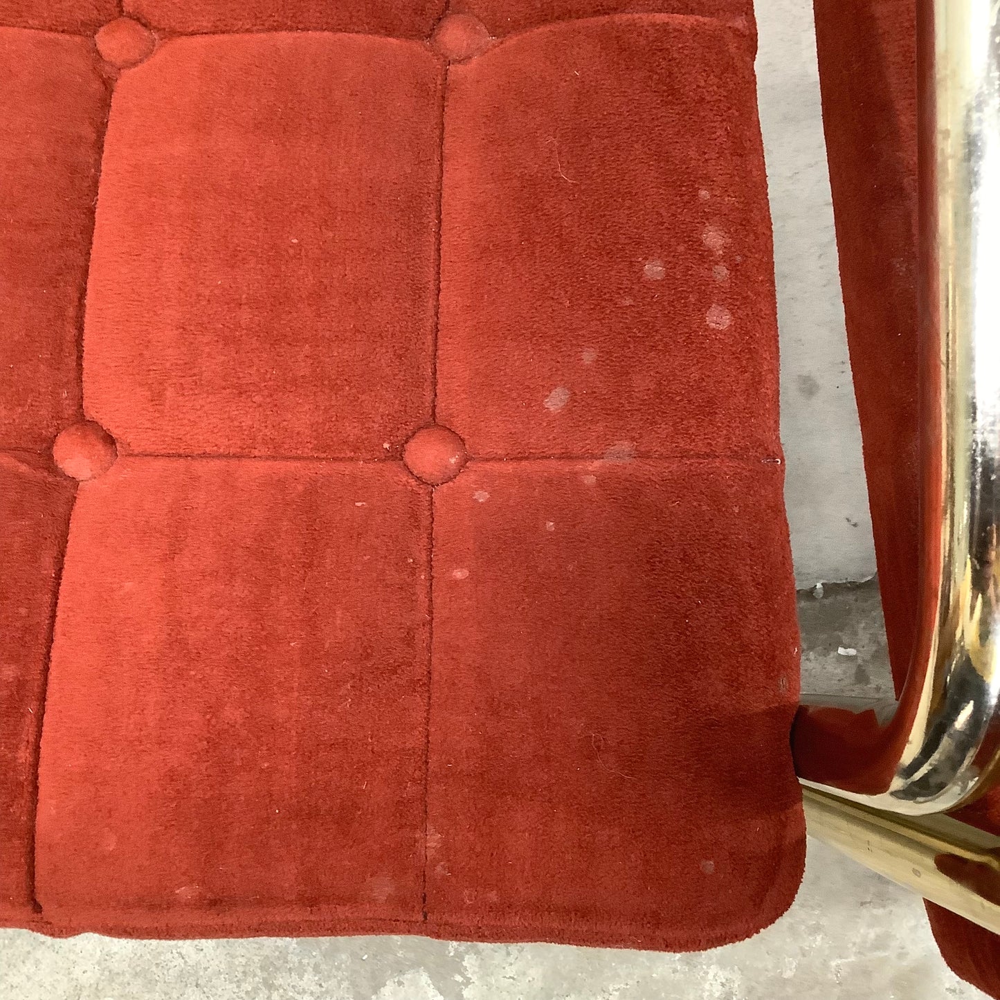 Vintage Modern Highback Red Dining Chairs by Chromcraft- Set of Six