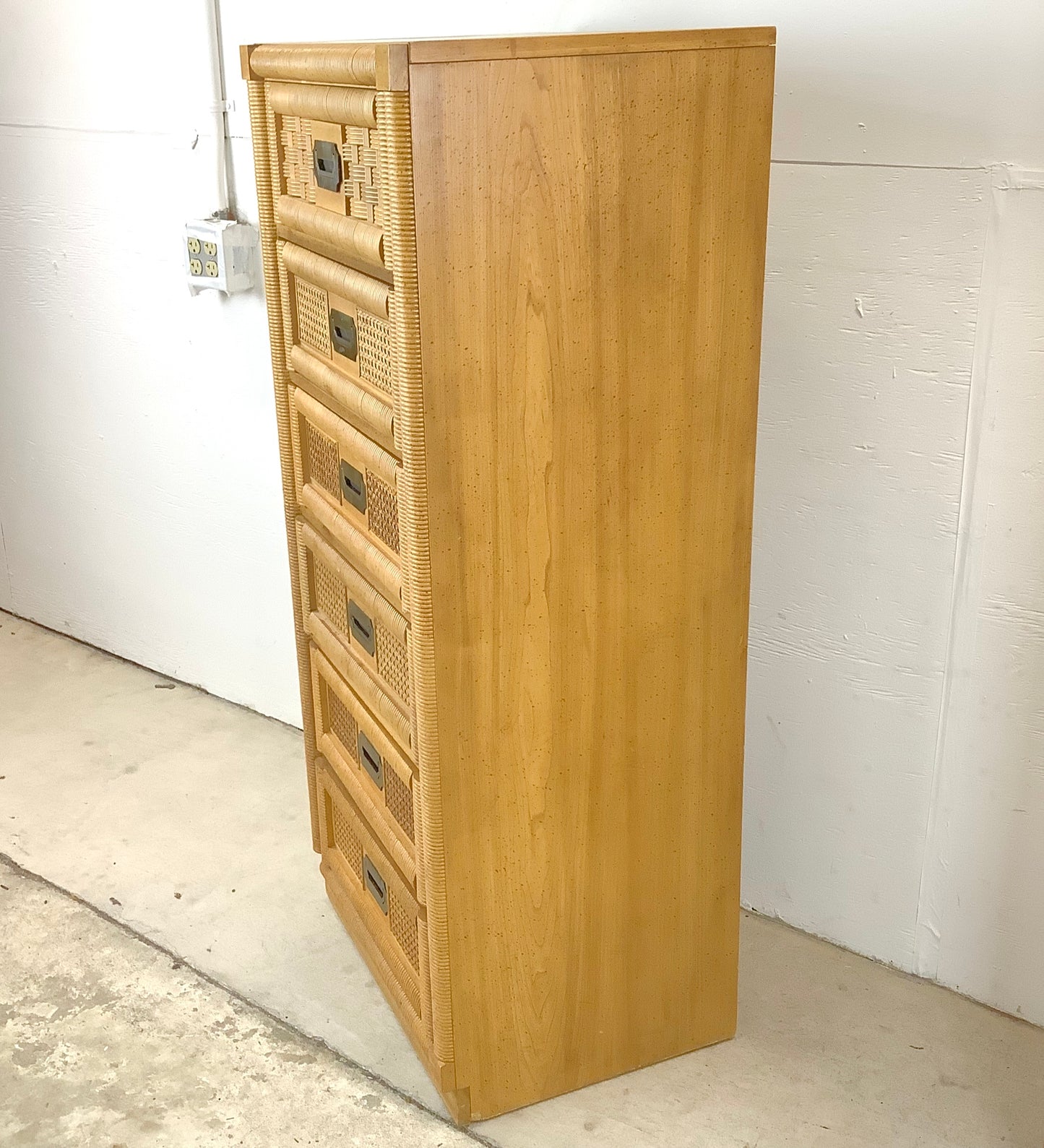 Pair Vintage Coastal Lingerie Chests by Dixie