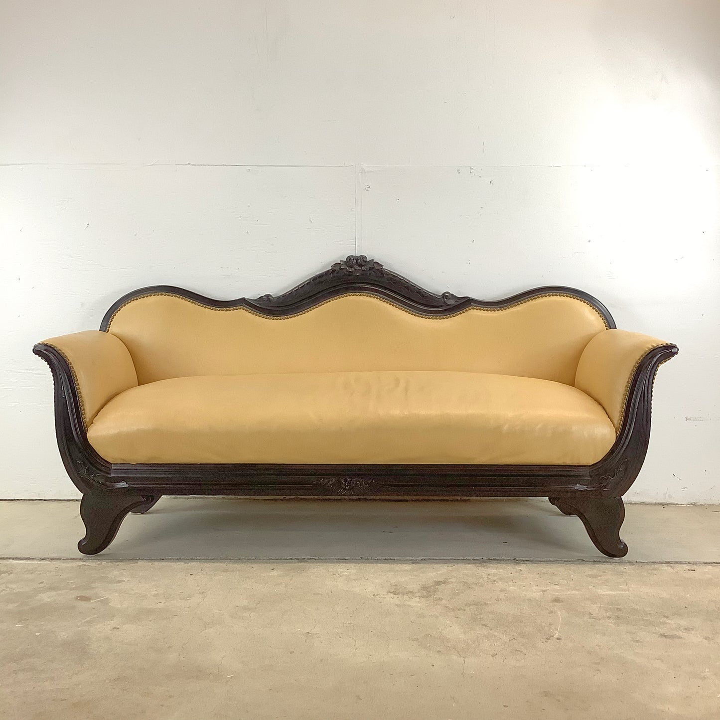 Antique Empire Three Seat Sofa- Duncan Phyfe style