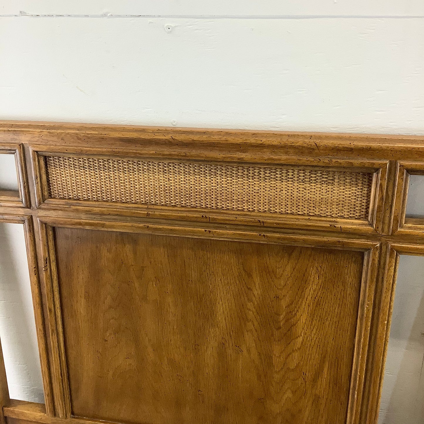 Tall Vintage Modern Headboard by Drexel- Full/Queen