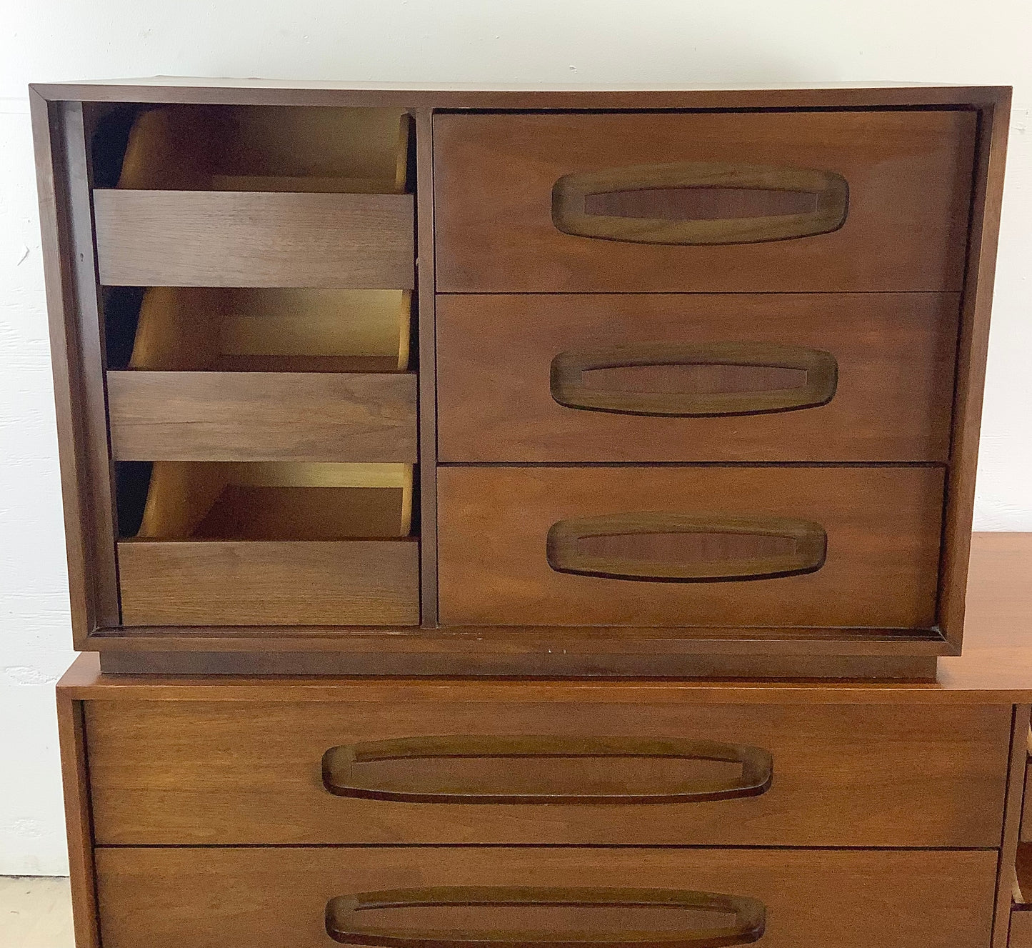 Mid-Century Two Piece Chest of Drawers