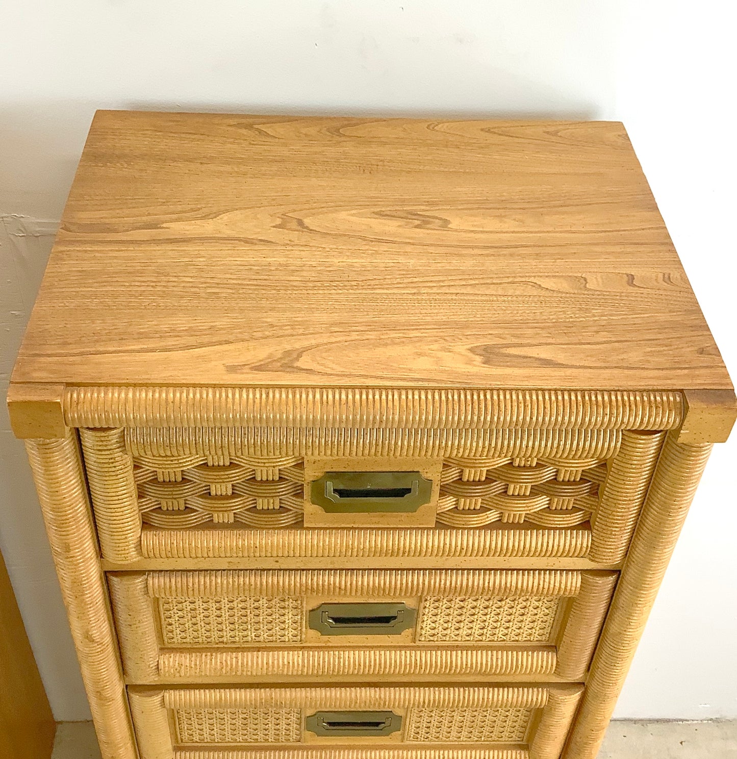 Pair Vintage Coastal Lingerie Chests by Dixie