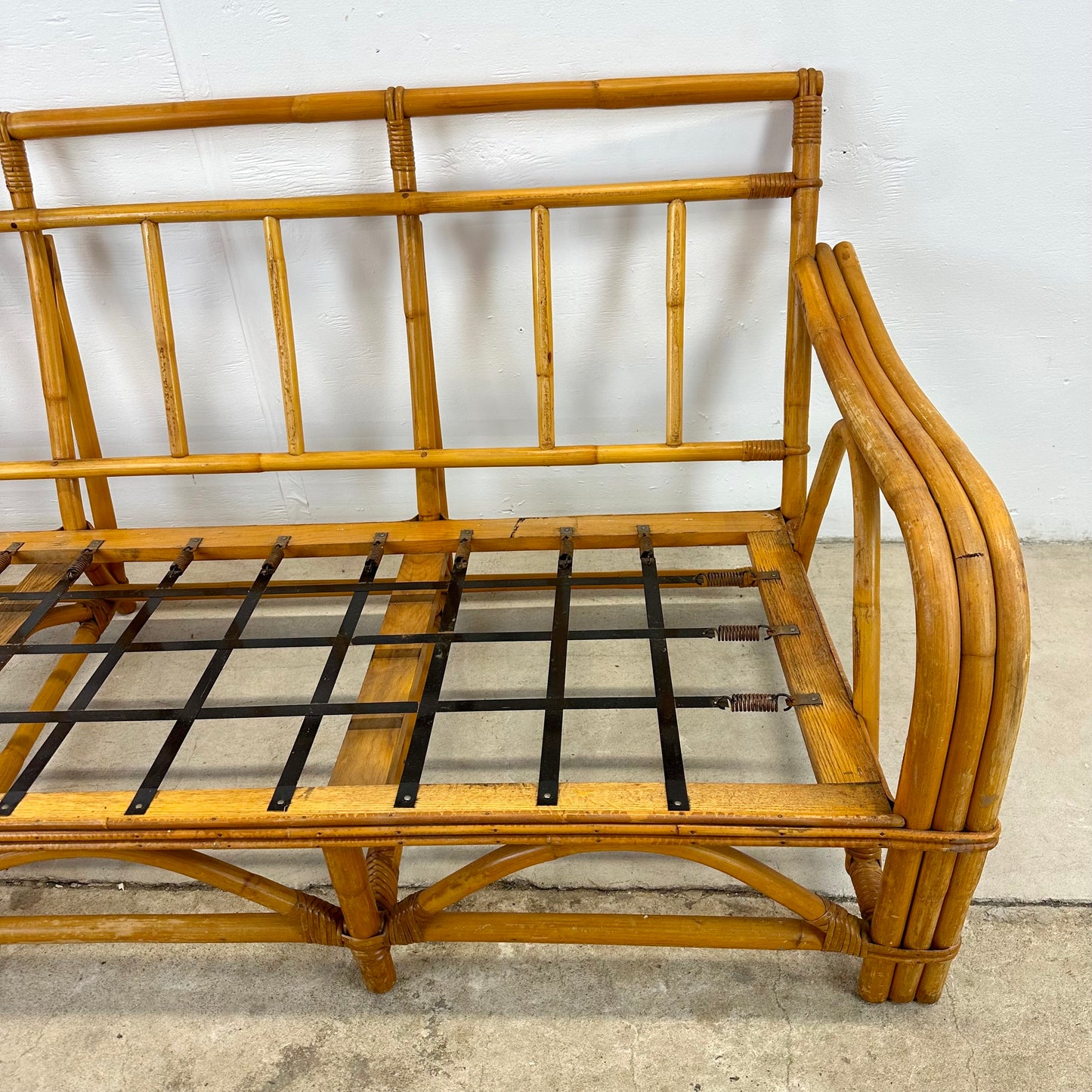 Vintage Bamboo Sofa Frame