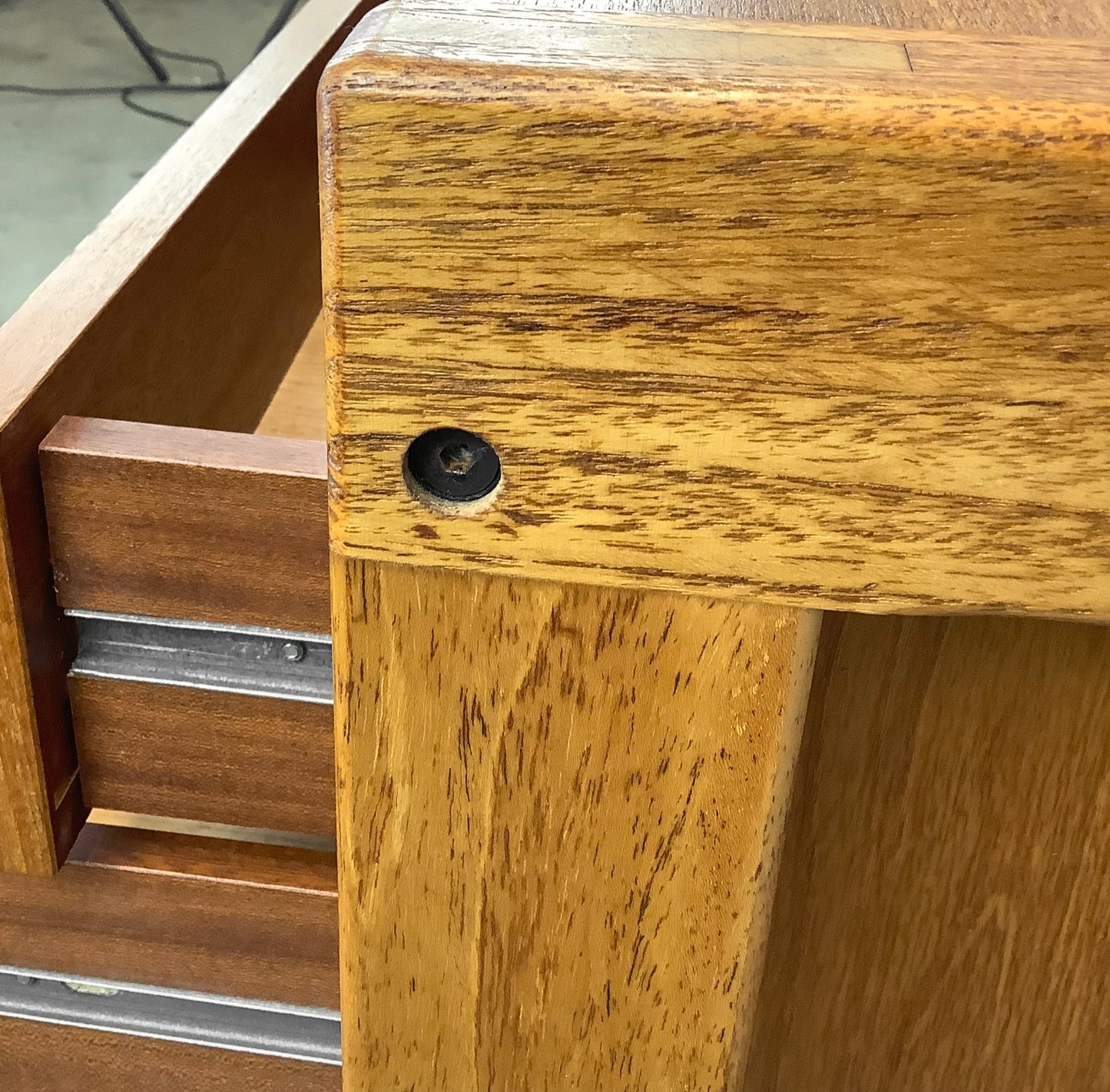 Scandinavian Modern Teak Office Desk