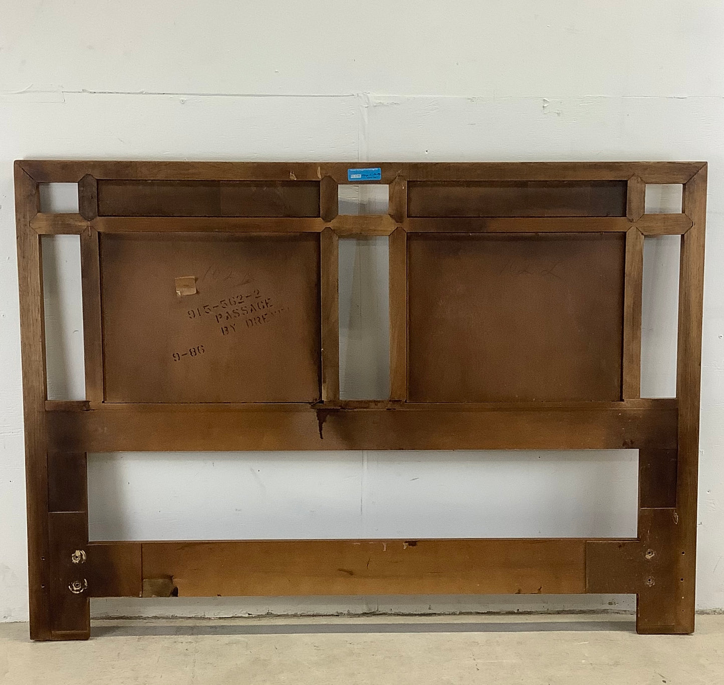 Tall Vintage Modern Headboard by Drexel- Full/Queen