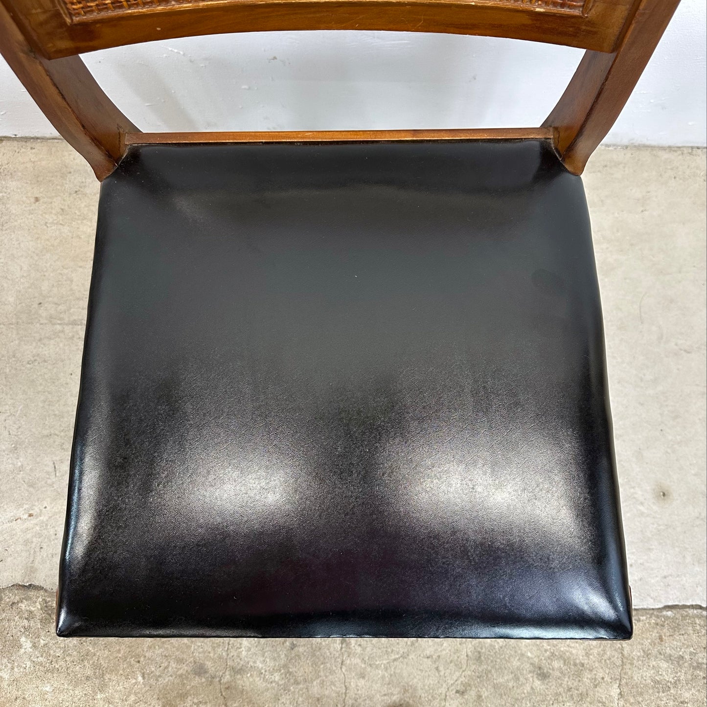Mid-Century Cane Back Dining Chairs after Jens Risom