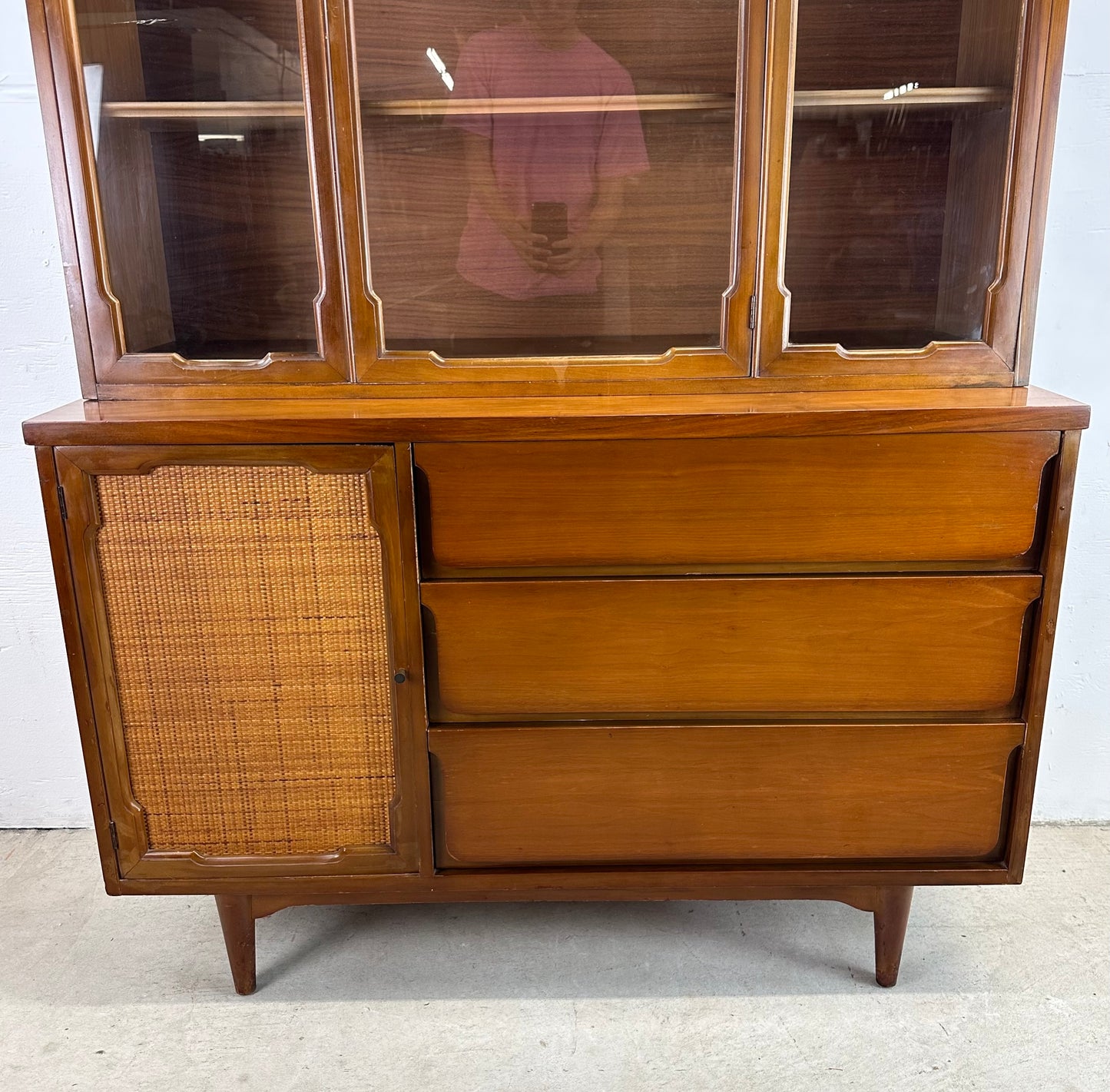 Mid-Century Sideboard With China Cabinet after Jack Cartwright