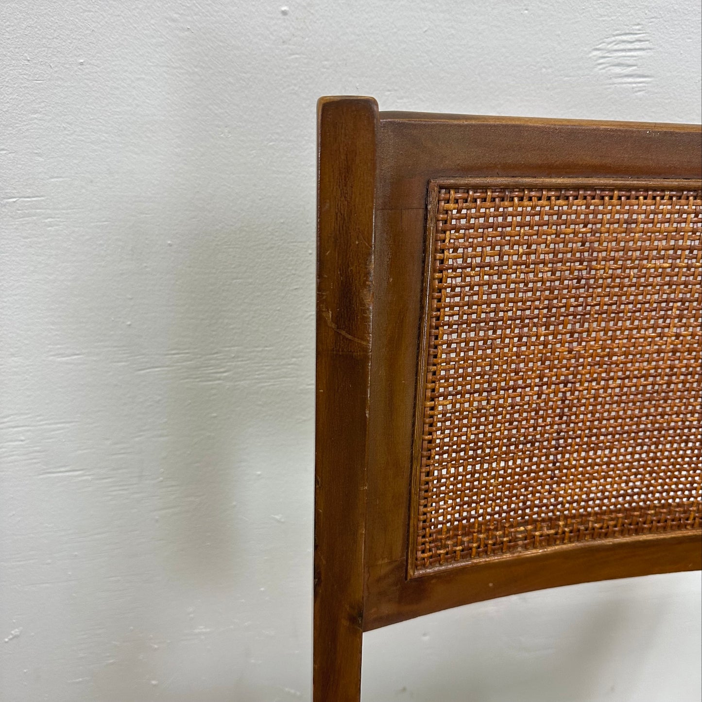 Mid-Century Cane Back Dining Chairs after Jens Risom