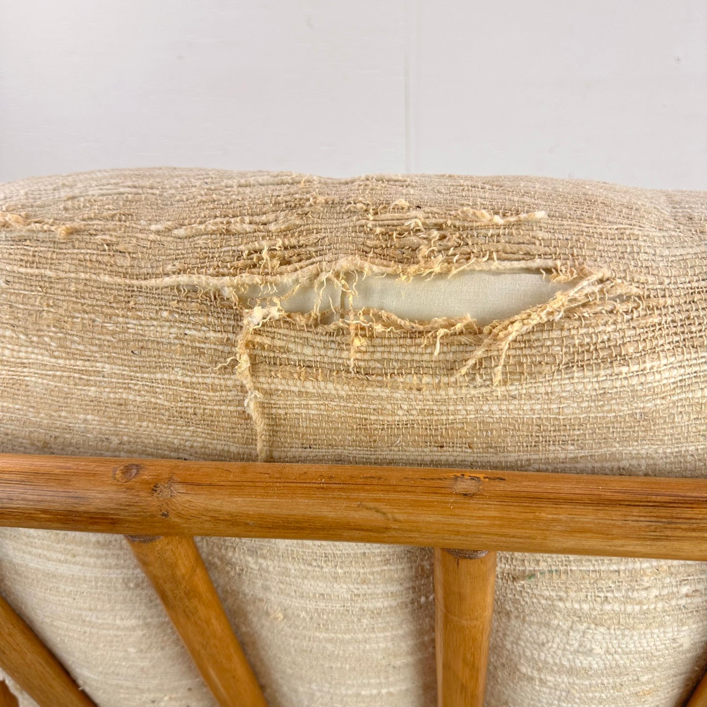 Vintage Coastal Rattan Armchair by Ficks Reed