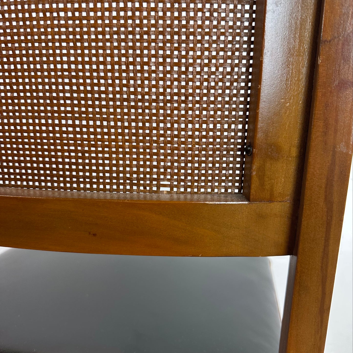 Mid-Century Cane Back Dining Chairs after Jens Risom