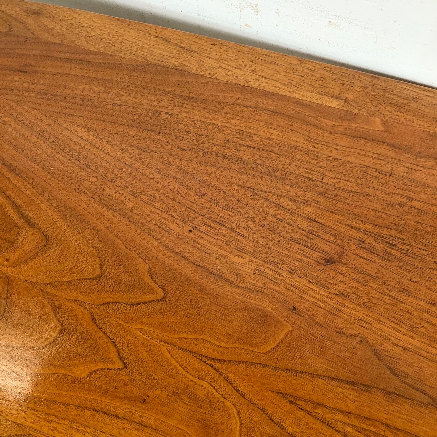Scandinavian Modern Surfboard Teak Coffee Table